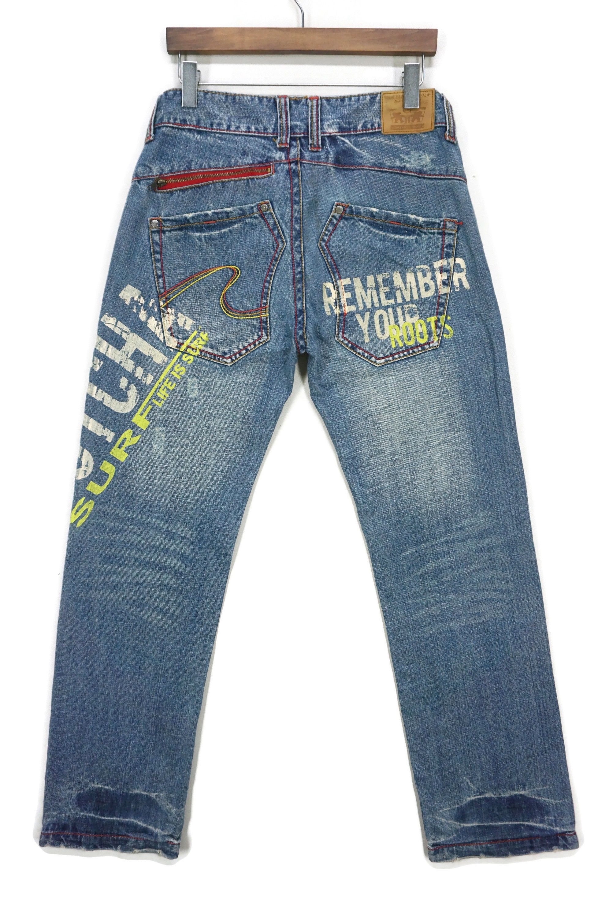 Gotcha Jeans Size Low Rise Surf Embellished Denim