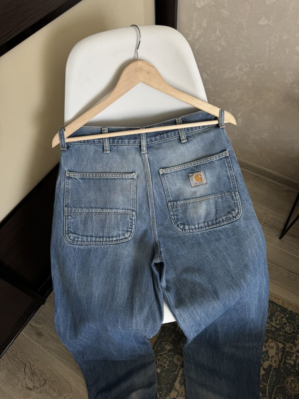 Carhartt × Vintage Carhartt Vintage Simple Pants Denim Jeans Size US 32 / EU 48 - 13 Thumbnail