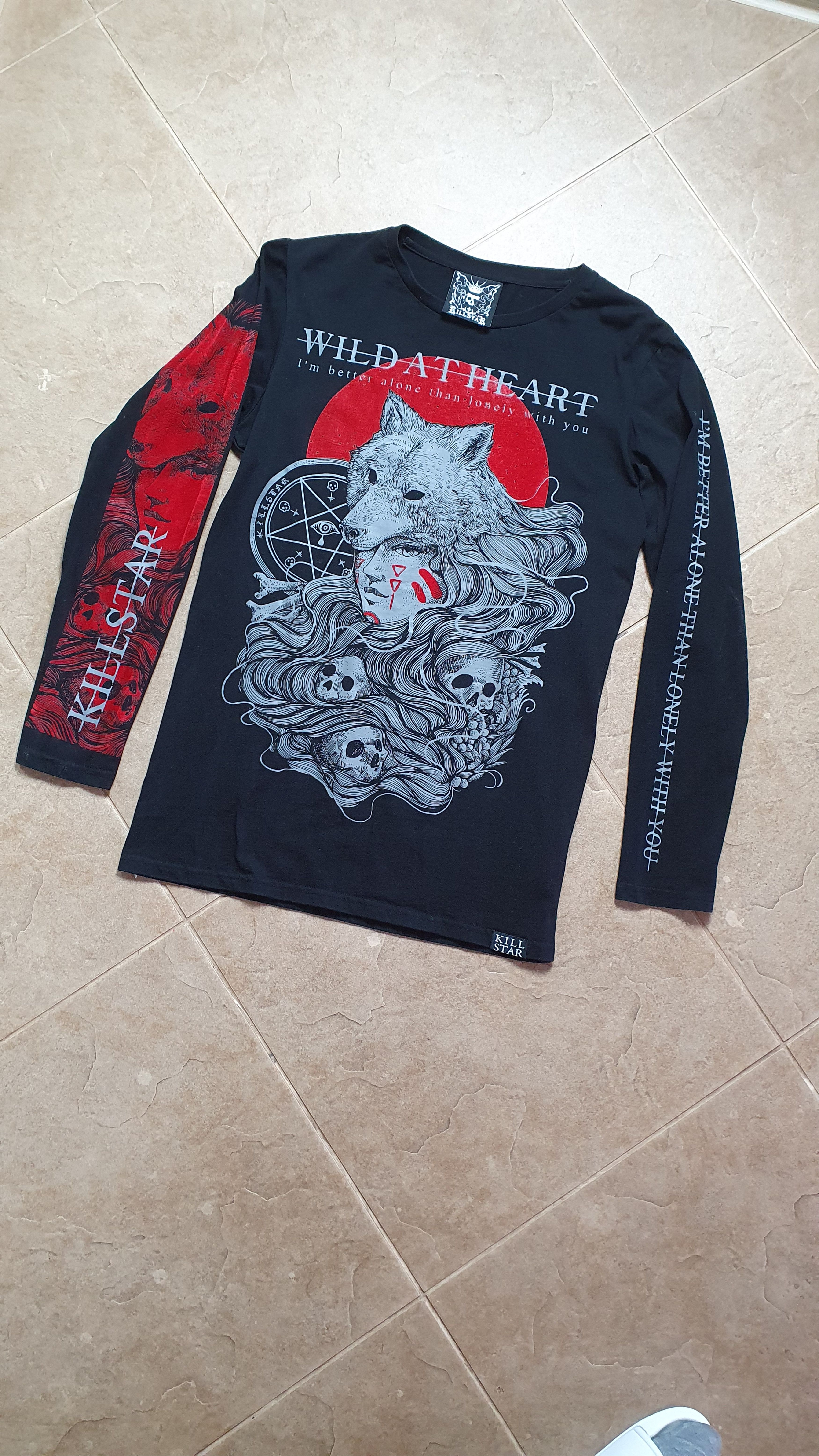 Killstar Longsleeve t-shirt Wild At Heart - KILLSTAR sweatshirt Size US M / EU 48-50 / 2 - 11 Thumbnail