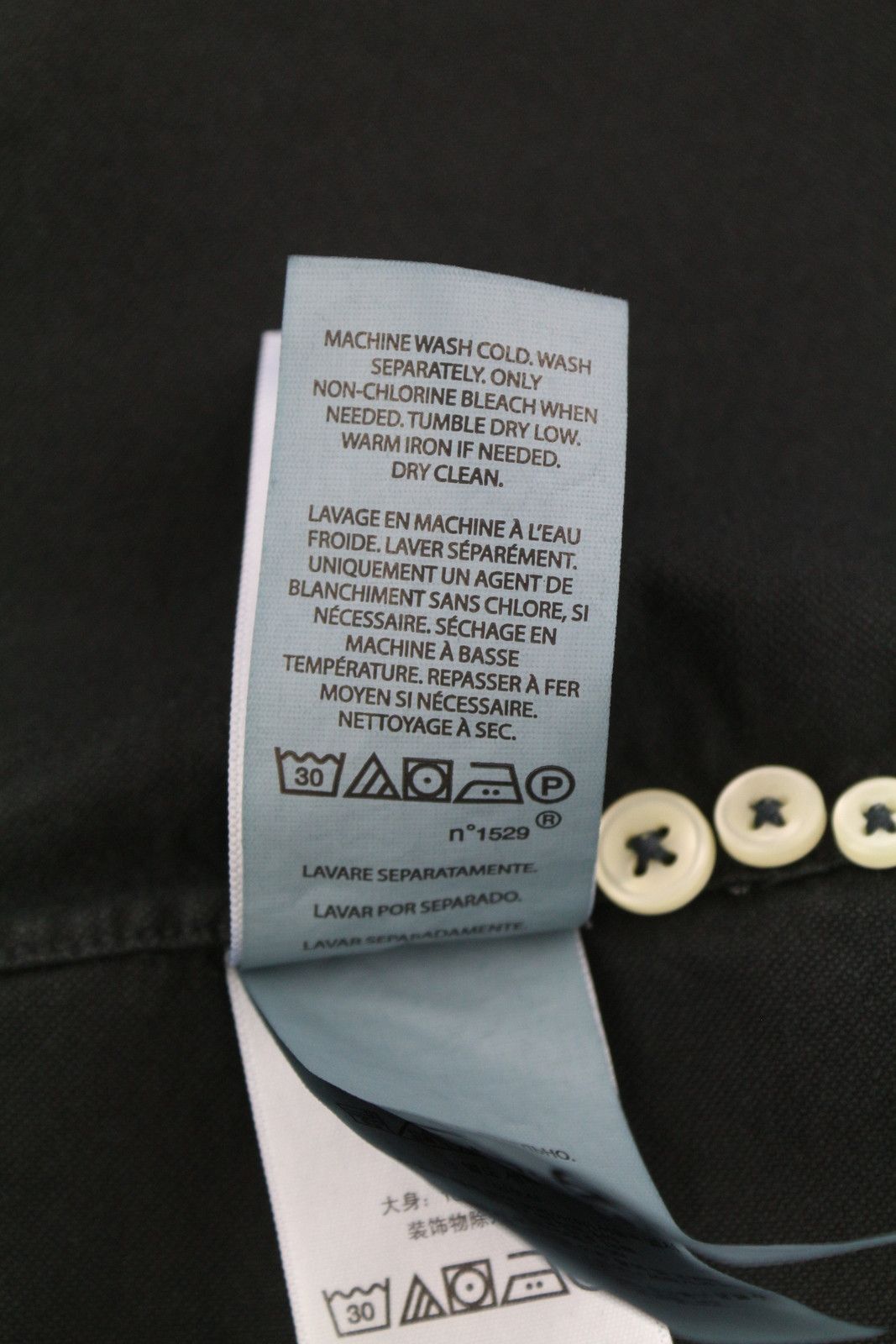 Ralph Lauren CORE REPLEN 2XL Black Button-Down Neck Custom Shirt 87037 Size US XXL / EU 58 / 5 - 11 Thumbnail