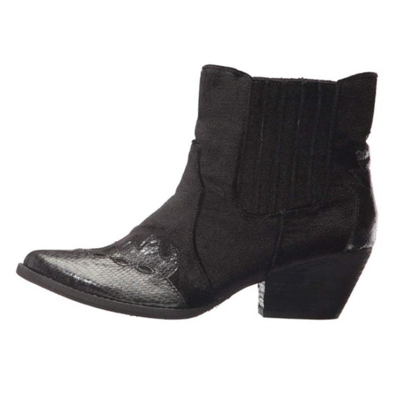 Other VERY VOLATILE Black Velvet Western Ankle Boots | US Wm 7 NEW Size US 7 / IT 37 - 8 Thumbnail