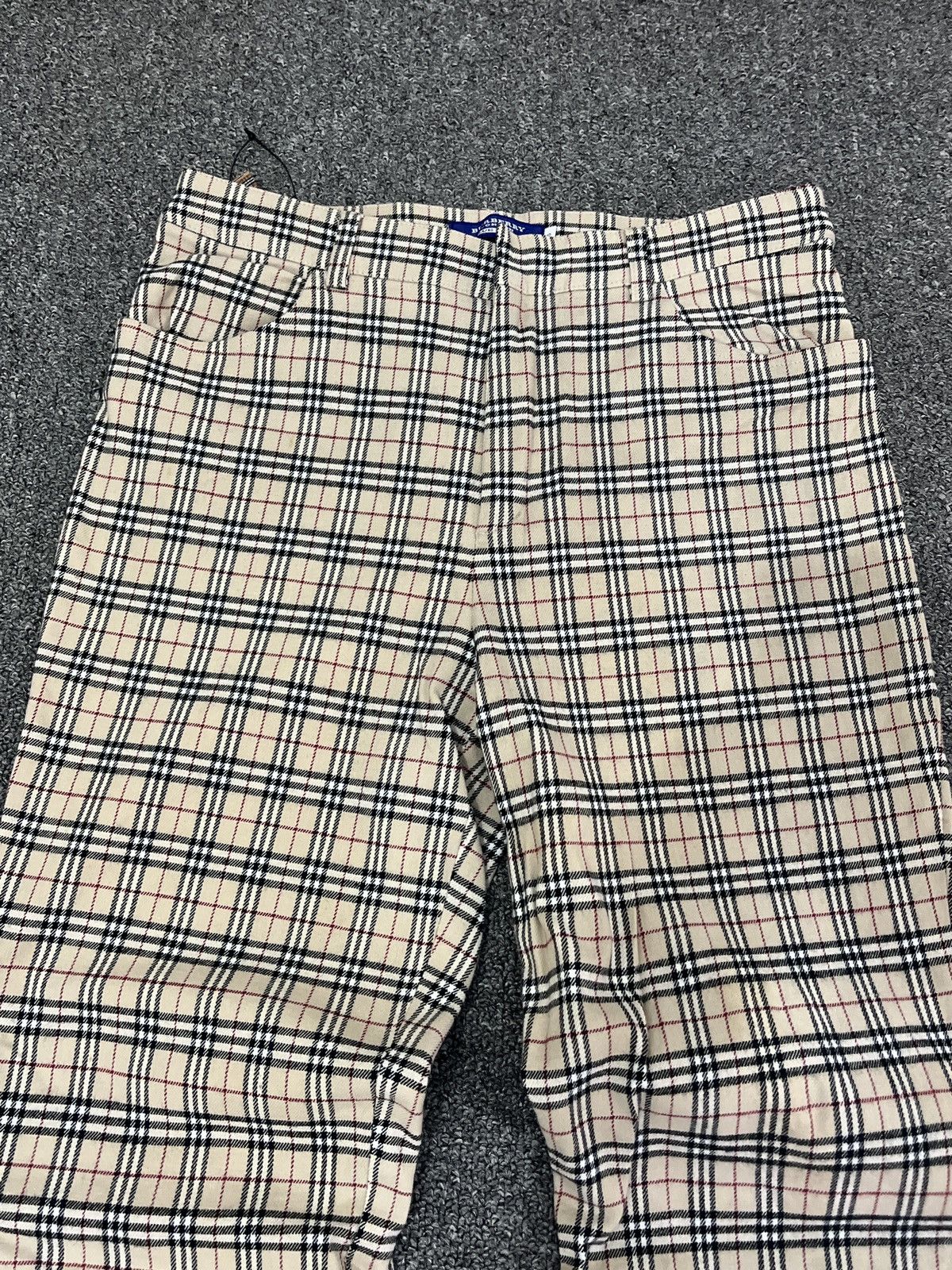 Burberry 2000s Burberry Blue Label Nova Check Pants Size 27" / US 4 / IT 40 - 2 Thumbnail