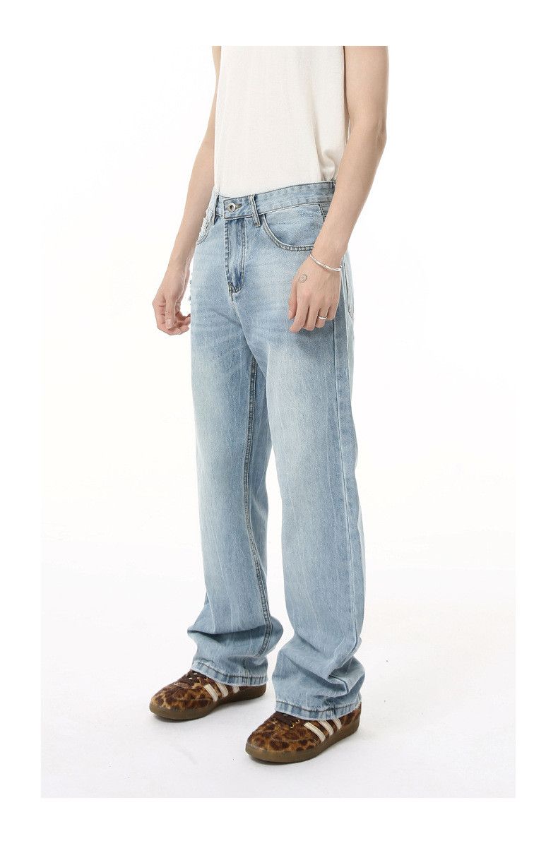 Japanese Brand Men's Japanese Retro Cleanfit Casual Straight Leg Jeans Size US 32 / EU 48 - 4 Thumbnail