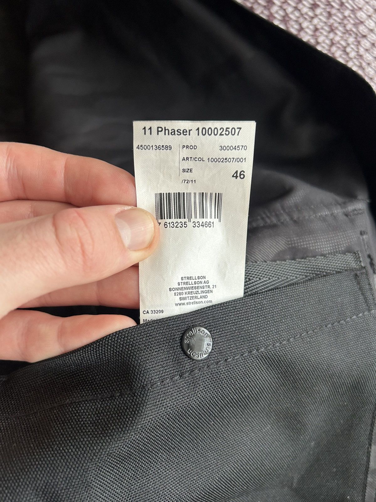Strellson Strellson Solid Style Black Coat Jacket Size 46 Men’s Rare Size US S / EU 44-46 / 1 - 14 Thumbnail