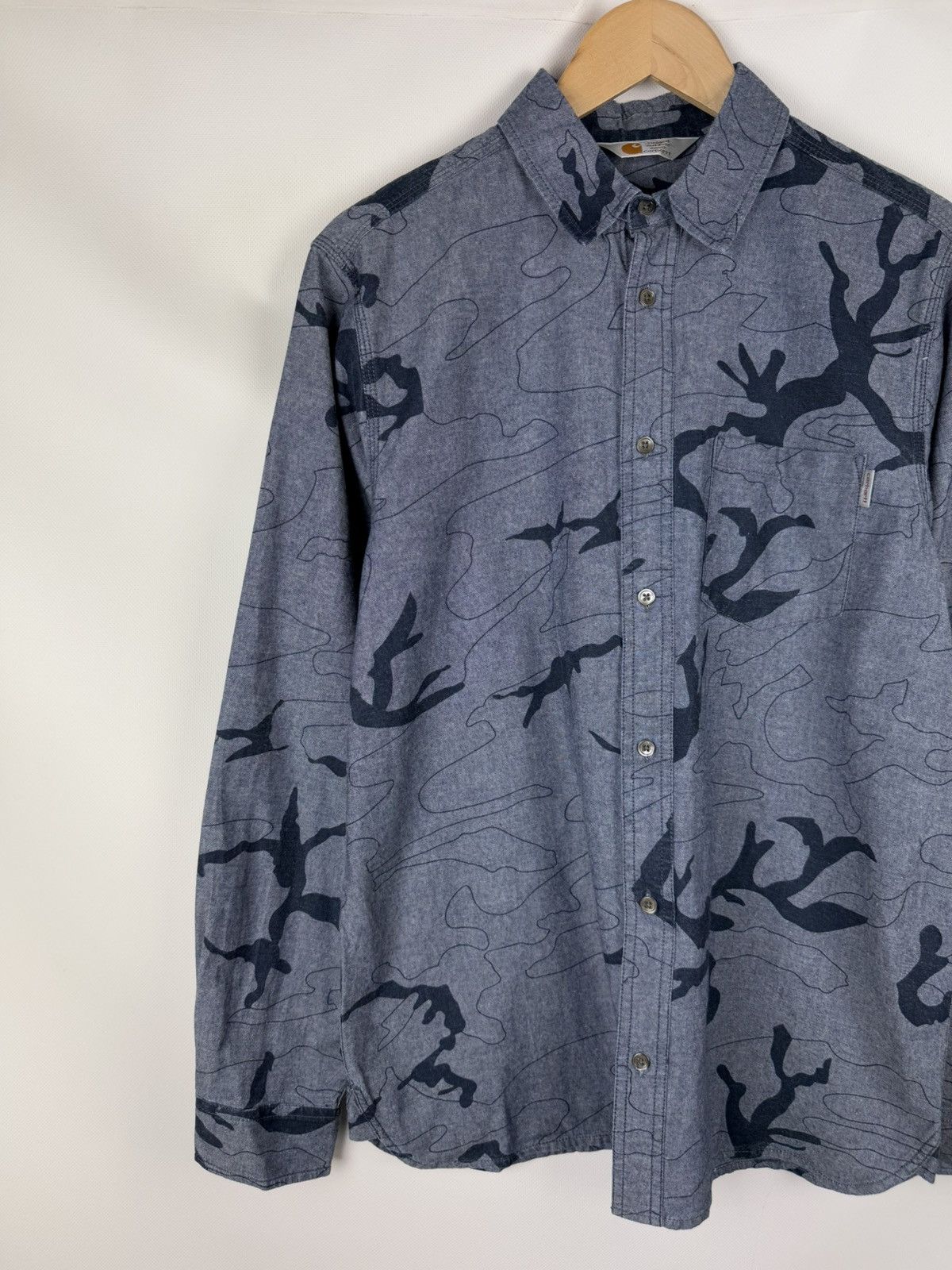 Carhartt Carhartt L/S Bowie Men’s Button Up Shirt Size L Size US L / EU 52-54 / 3 - 2 Thumbnail