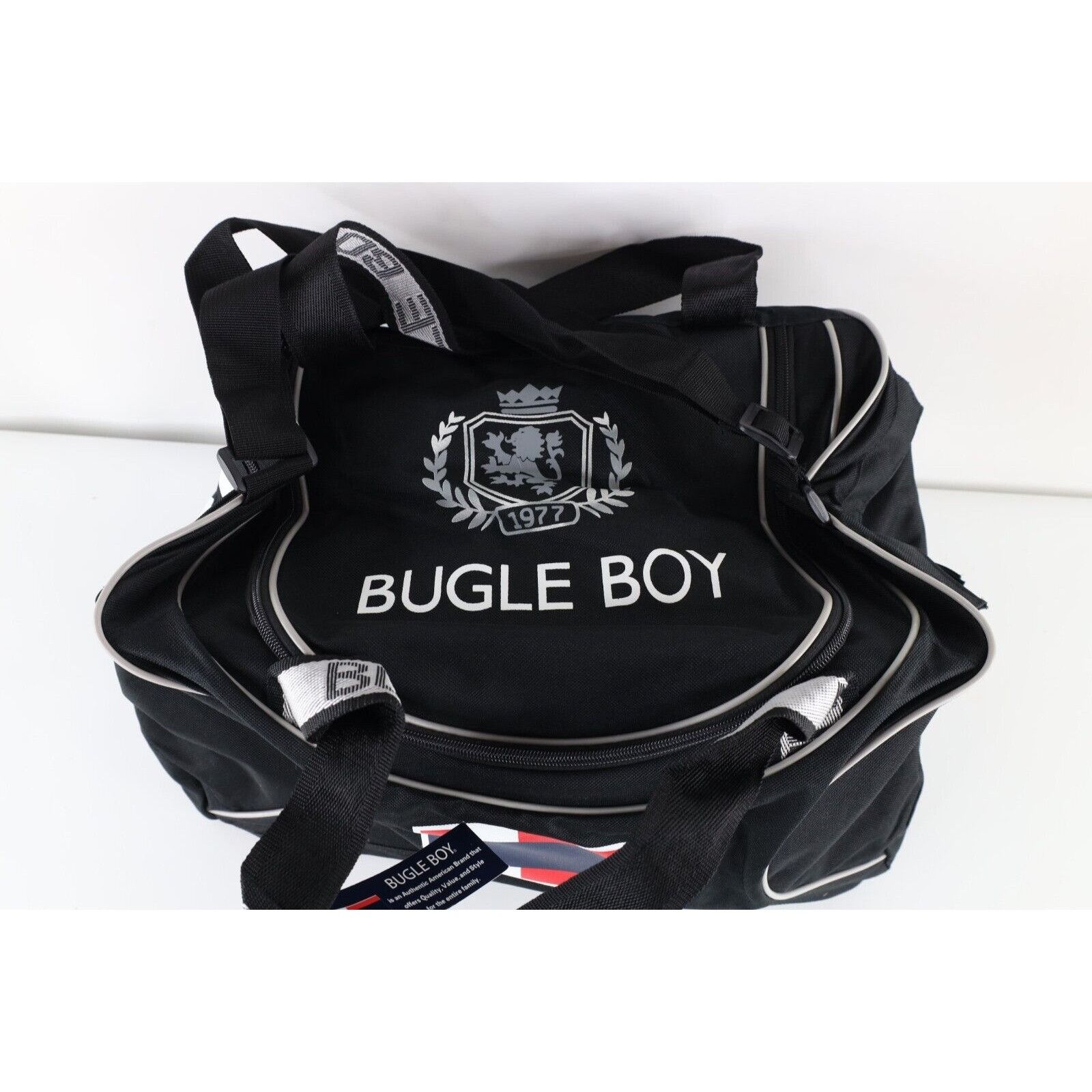 Vintage Deadstock Vintage 90s Bugle Boy Crest Handle Duffel Bag Size ONE SIZE - 3 Thumbnail