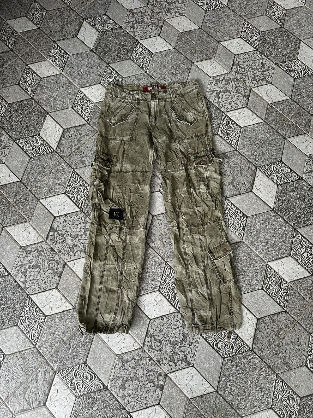 Japanese Brand DAYIDALA Cargo Multi Pocket Tactical Pants Size US 29 - 1 Thumbnail