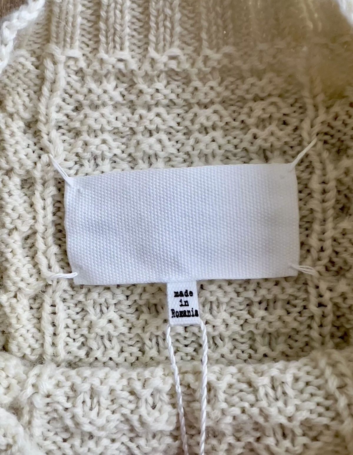 Maison Margiela New Margiela Runway Half Cable Knit Half Regular Sweater Size US S / EU 44-46 / 1 - 9 Thumbnail