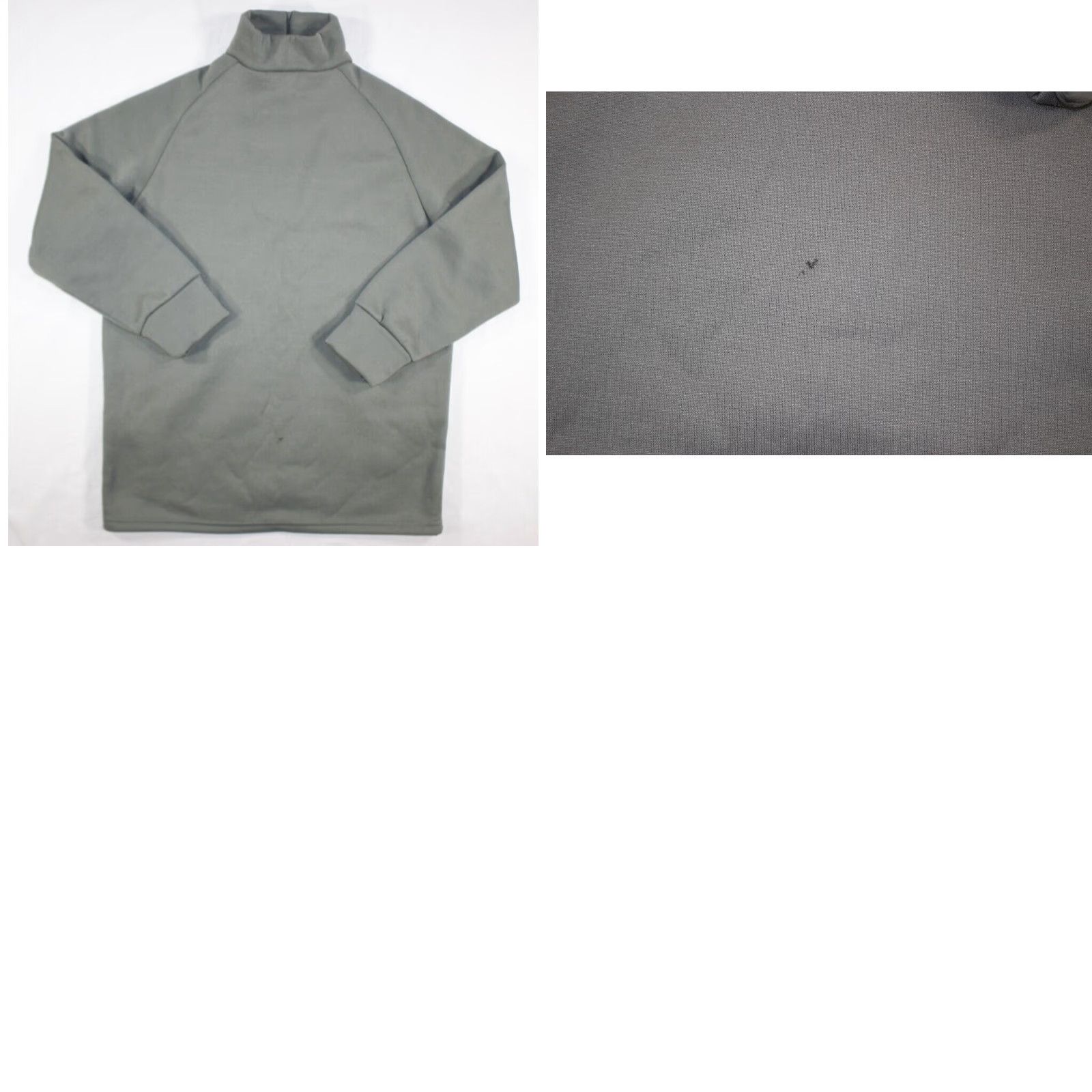 Vintage USGI Military ECWCS Polypro Cold Weather Thermal Undershirt Shirt Top Green S Size US S / EU 44-46 / 1 - 8 Thumbnail