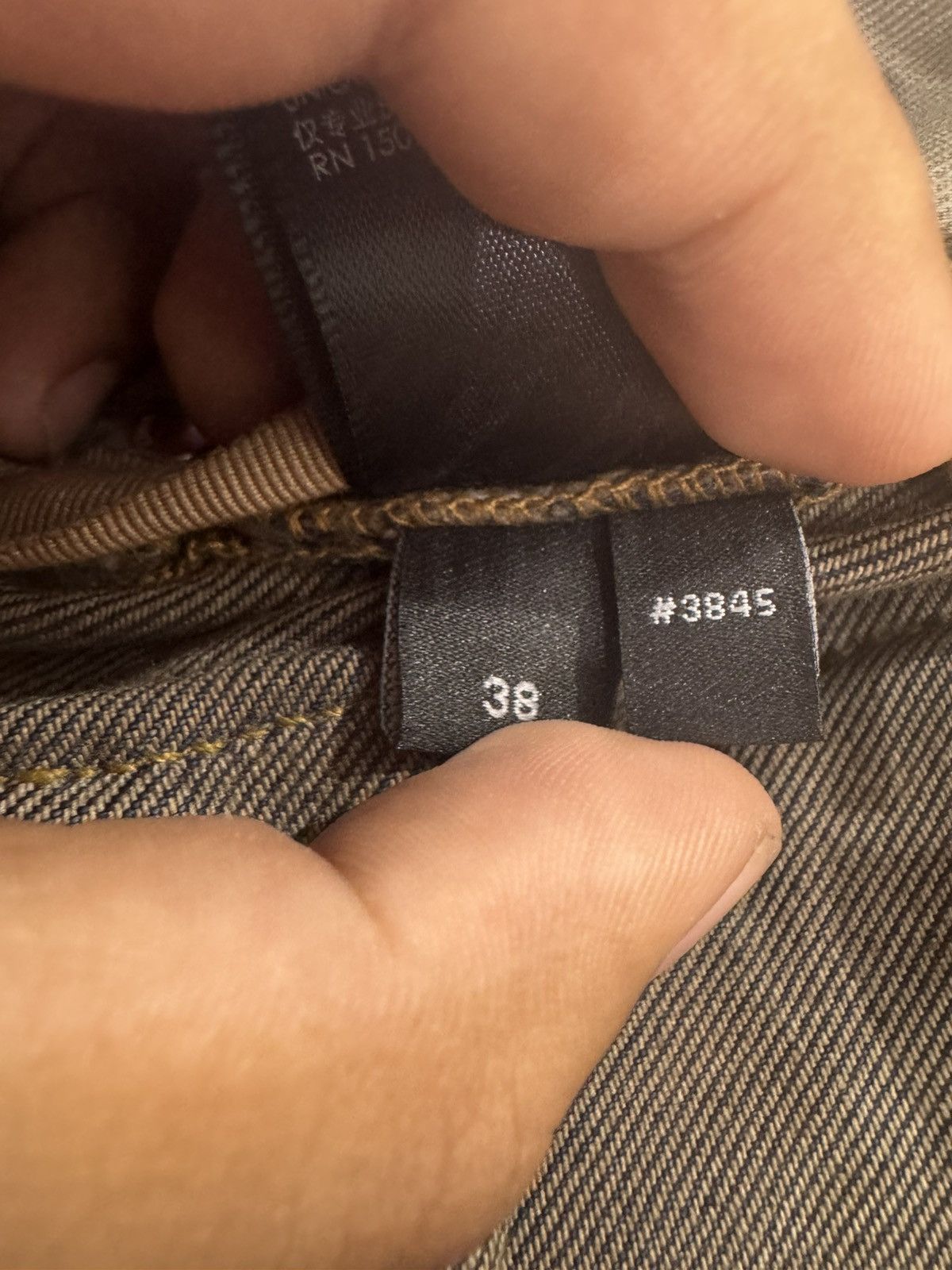 Amiri Amiri Dark Indigo & Black Patch Thrasher Jeans Size US 38 / EU 54 - 7 Thumbnail