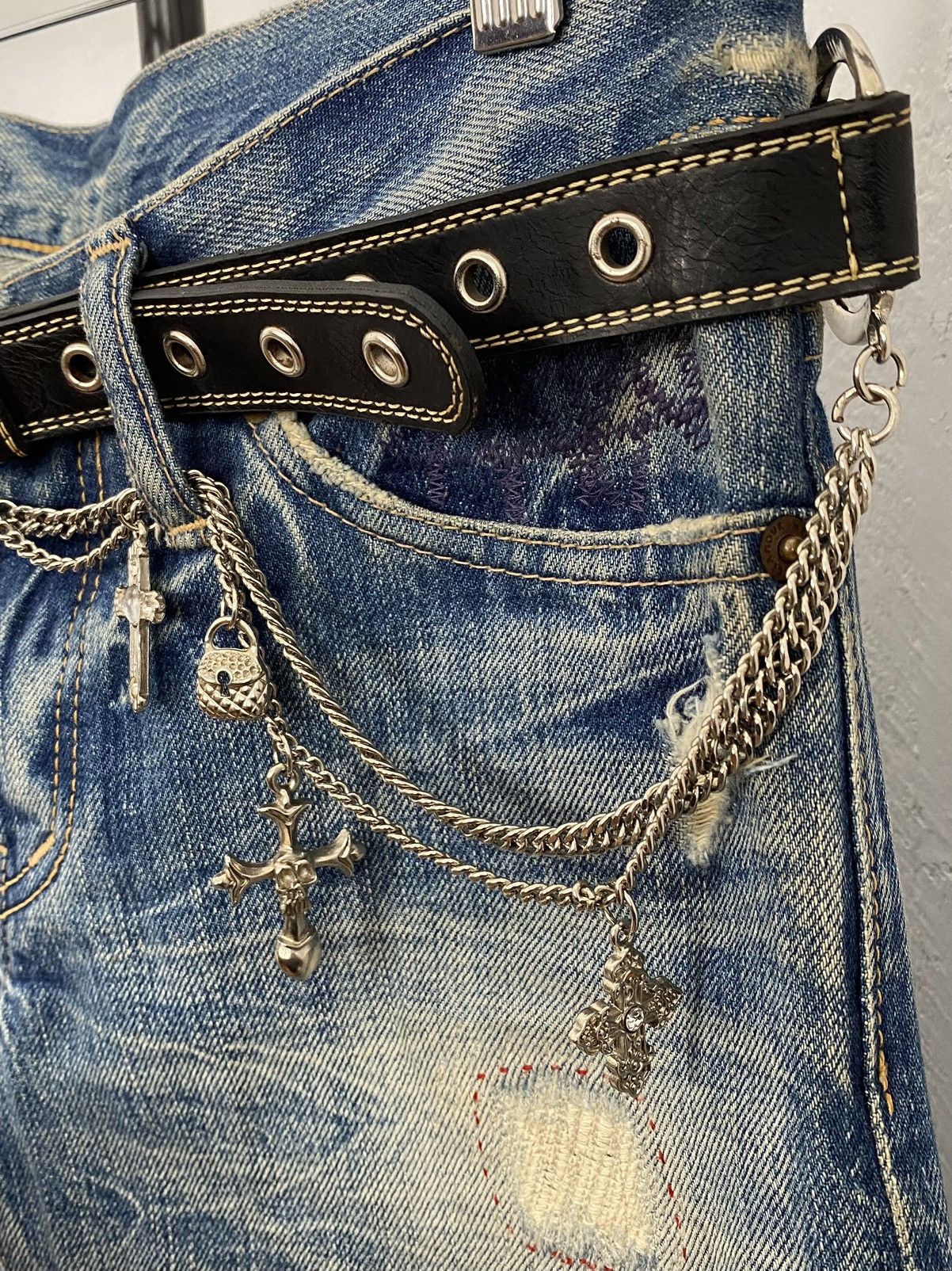 If Six Was Nine × Japanese Brand × Le Grande Bleu (L.G.B.) Ringer chain belt i6w9 style Size ONE SIZE - 1 Thumbnail