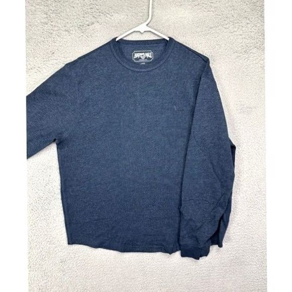 American Eagle Outfitters VINTAGE American Eagle Shirt Mens Large Blue Waffle-Knit Thermal Tee Long Sleeve Crew Neck Cotton Polyester Breathable Size US L / EU 52-54 / 3 - 3 Thumbnail