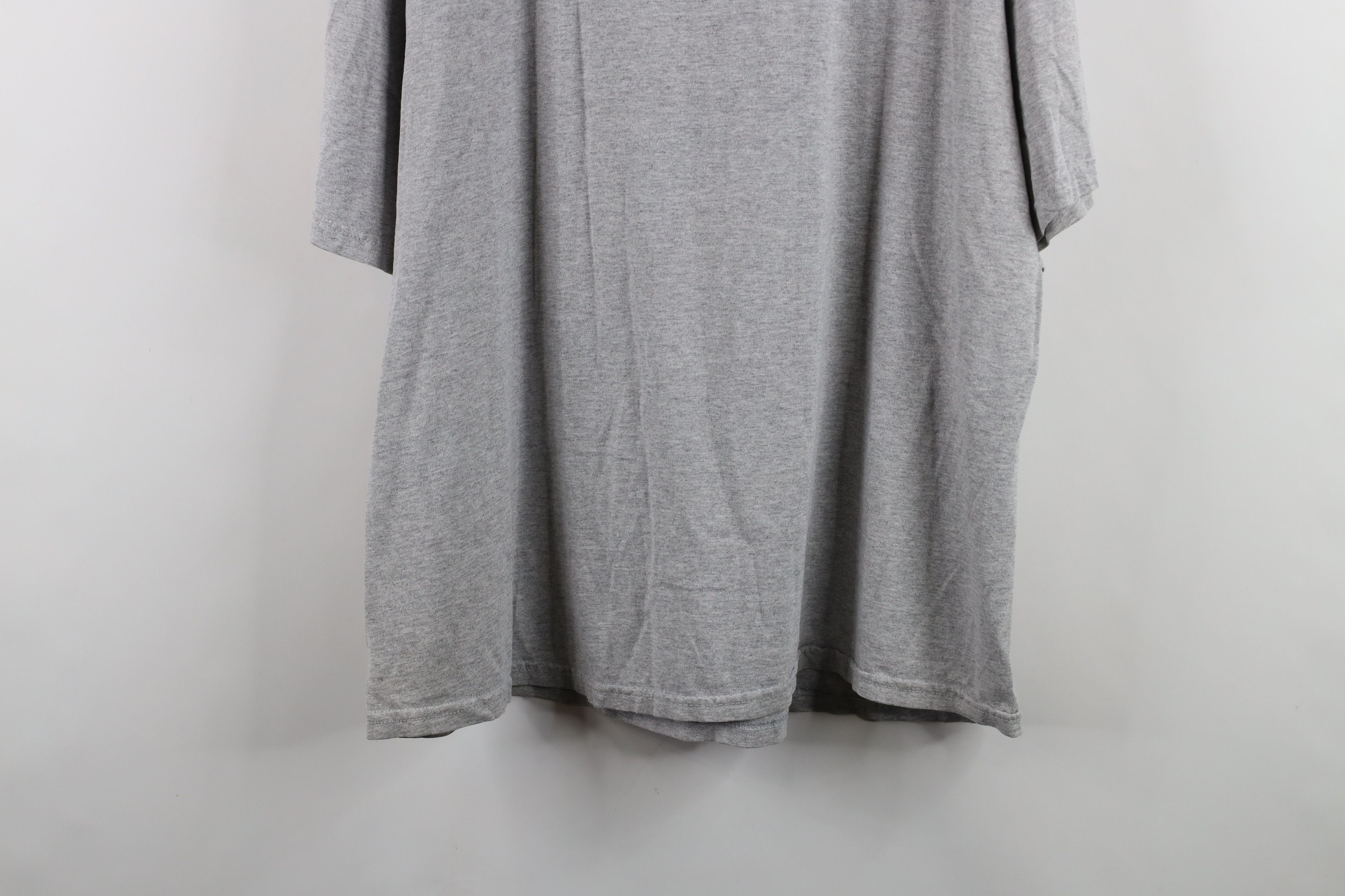 Vintage Vintage 90s Streetwear Heavyweight T-Shirt Heather Gray Size US L / EU 52-54 / 3 - 13 Thumbnail