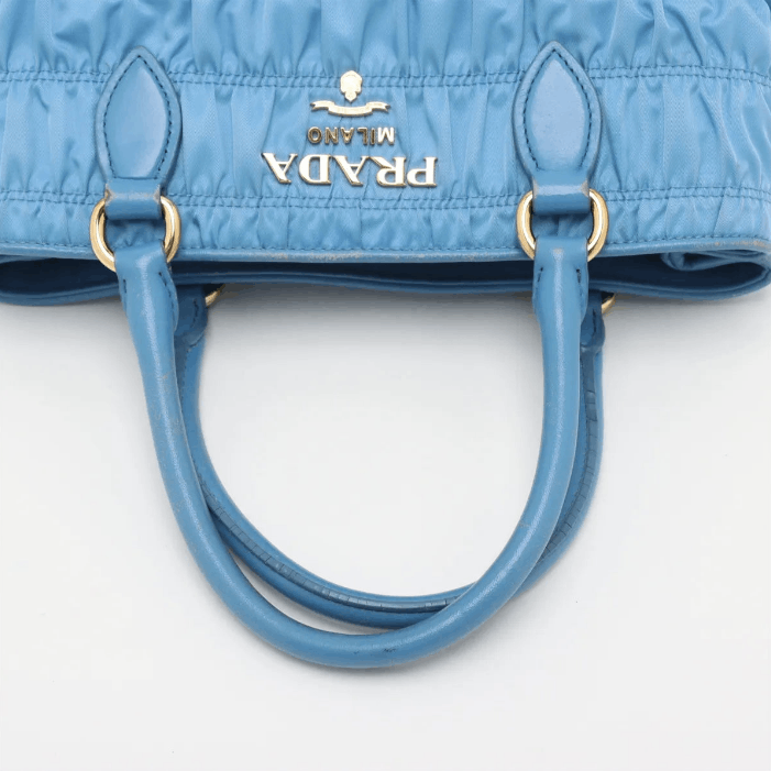 Prada Nappa Gaufre Nylon Leather Handbag Size ONE SIZE - 5 Thumbnail