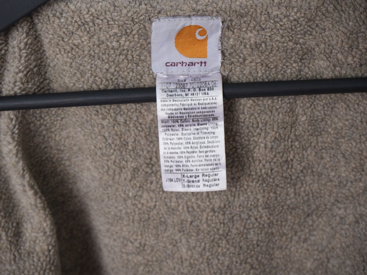 Carhartt Vintage Carhartt J164 Detroit Faded Fleece Lined Work Jacket Size US XL / EU 56 / 4 - 9 Thumbnail