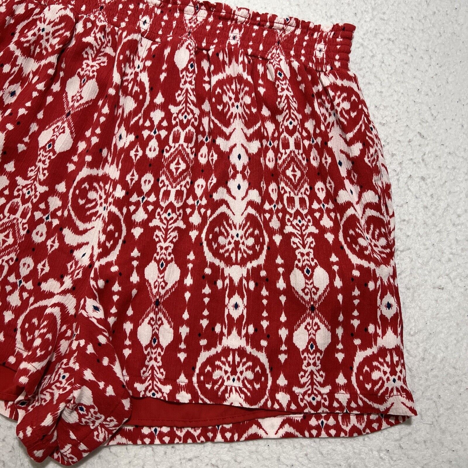 Other Knox Rose Women's XL High Rise Boho 2.5" Inseam Sweat Shorts Size 40" / US 18 - 8 Thumbnail