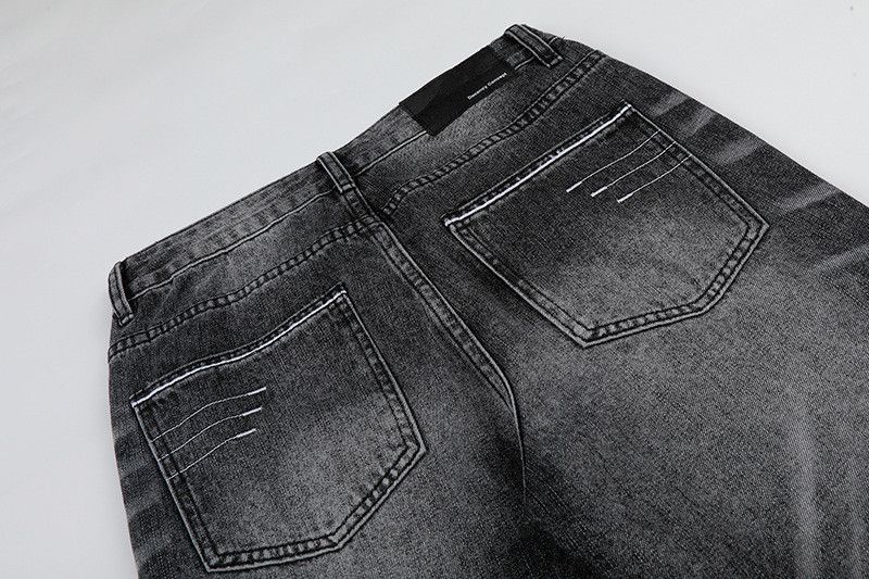 Vintage American Retro Washed Distressed Flared Jeans with Whisker Size US 32 / EU 48 - 3 Thumbnail