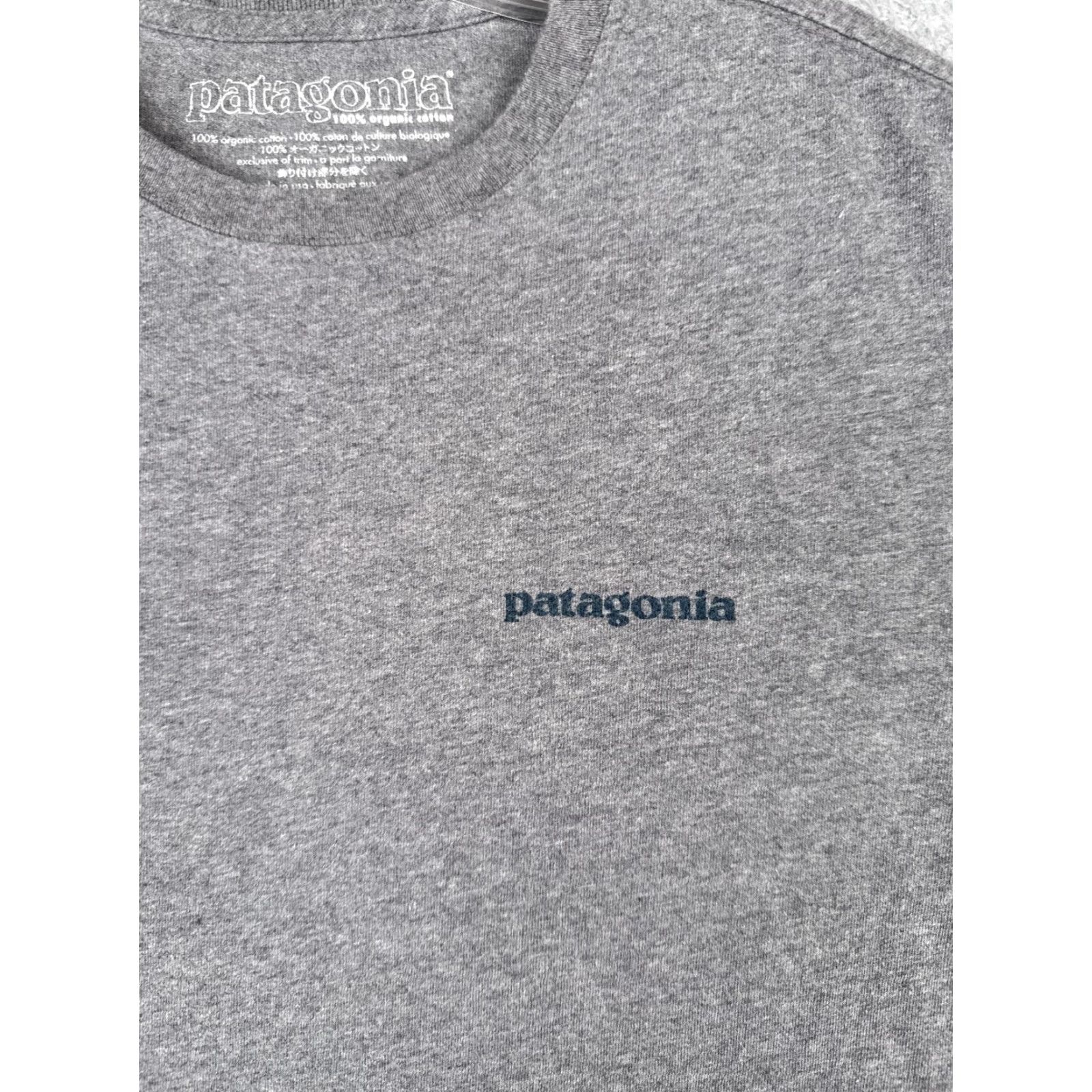 Patagonia Patagonia Shirt Men S Gray Long Sleeve Crew Neck T-Shirt Logo All Seasons Regular Knit Jersey Cotton Polyester USA 90s? Size US S / EU 44-46 / 1 - 6 Thumbnail