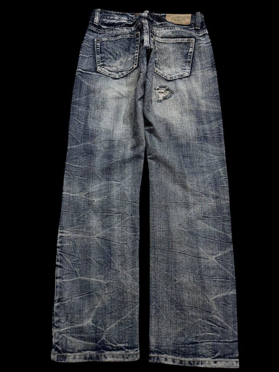 Seditionaries INSANE PUNK JEAN Japanese Washed Whisker Studded Distressed Size US 29 - 16 Thumbnail