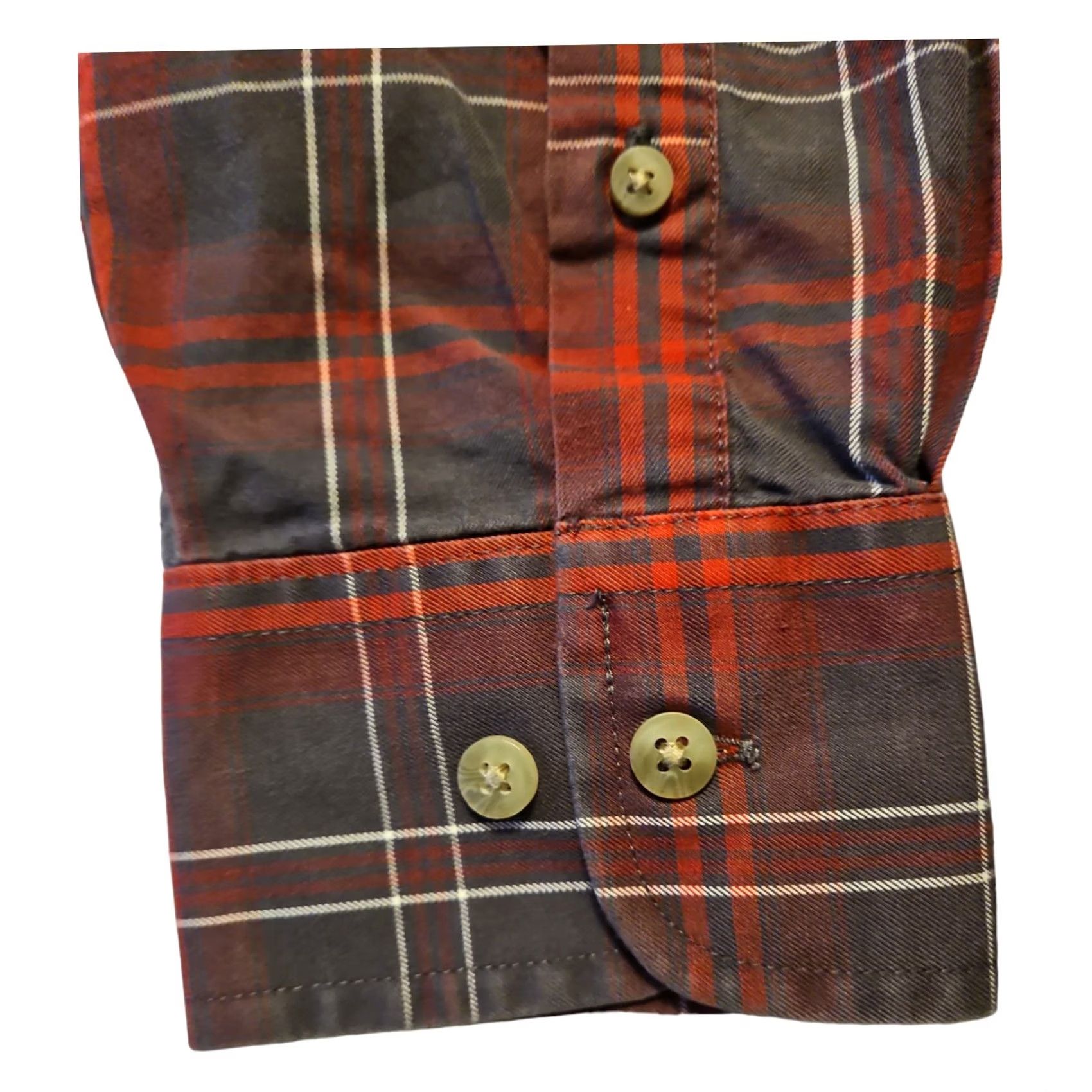 Wrangler VINTAGE Wrangler George Strait Button Down Shirt Large Men's Red Plaid Western Cowboy Size US L / EU 52-54 / 3 - 5 Thumbnail