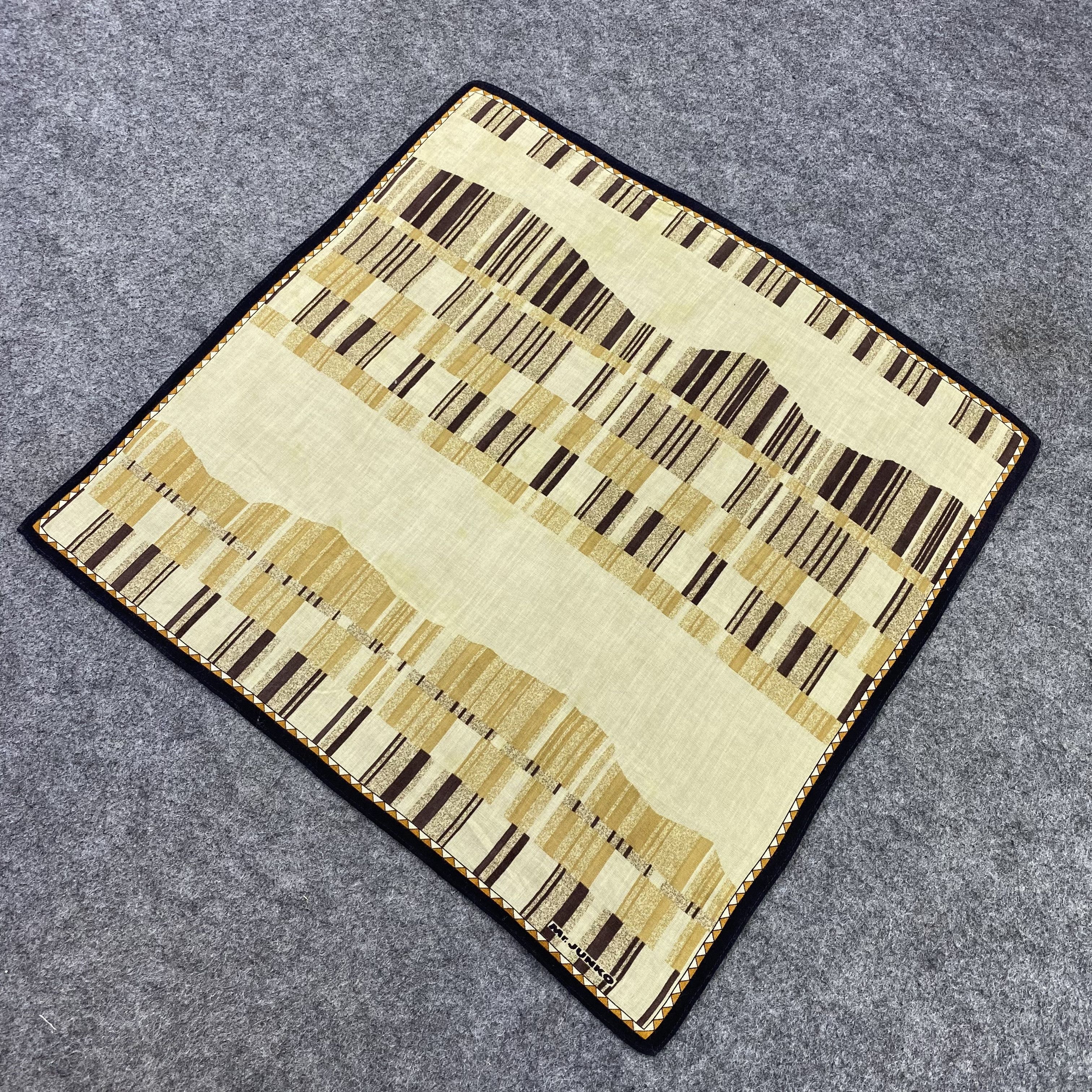 Japanese Brand Mr. Junko Handkerchief / Bandana / Neckerchief-B1464 Size ONE SIZE - 4 Thumbnail
