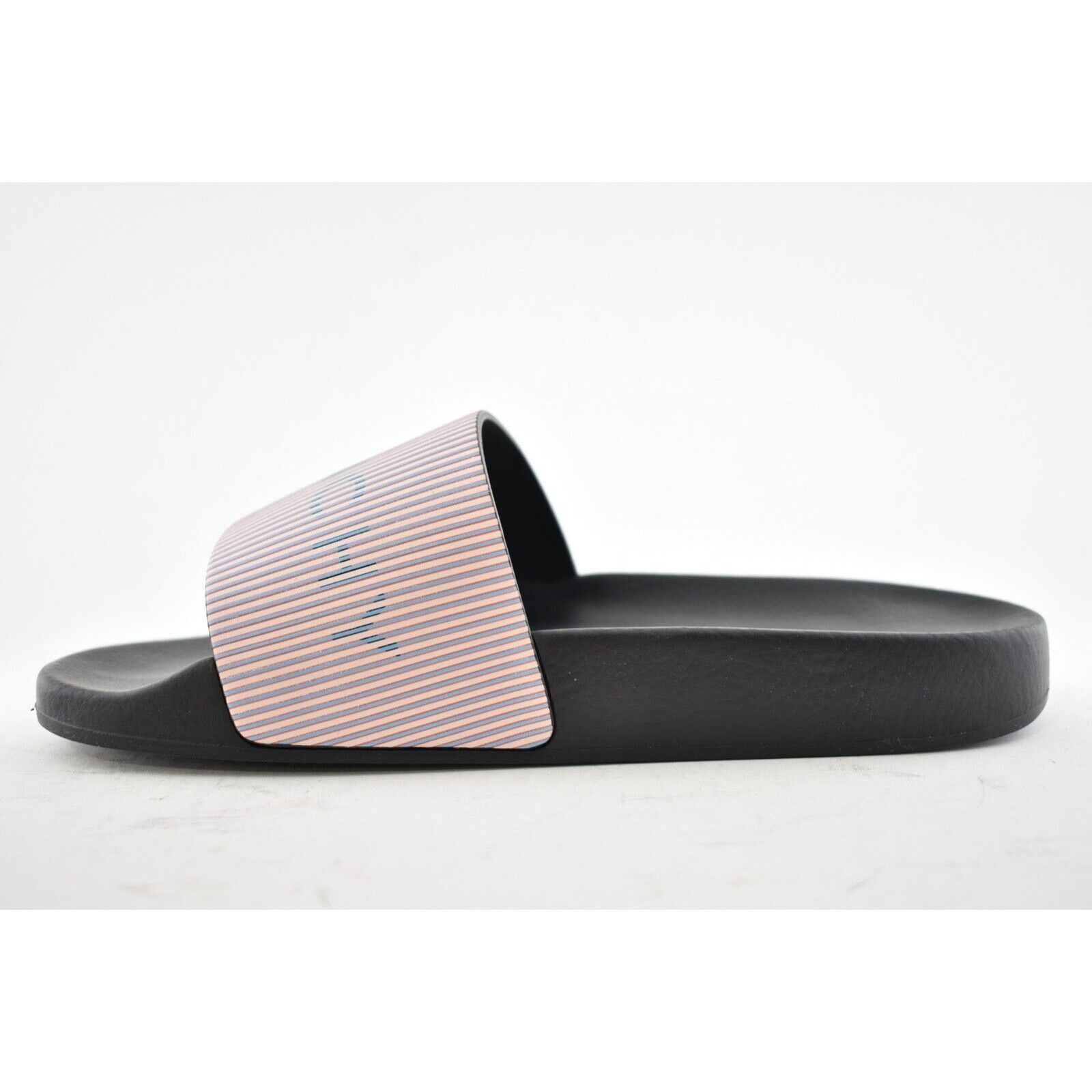 Givenchy Givenchy Paris Black Pink Metallic Logo Slide On Pool Sandal Size US 6 / IT 36 - 8 Thumbnail