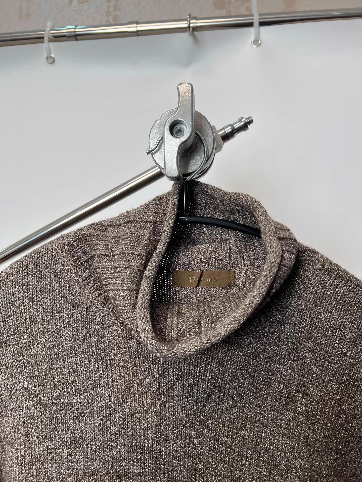 Yohji Yamamoto Yohji Yamamoto YS stand collar high-class color sweater Size US L / EU 52-54 / 3 - 3 Thumbnail