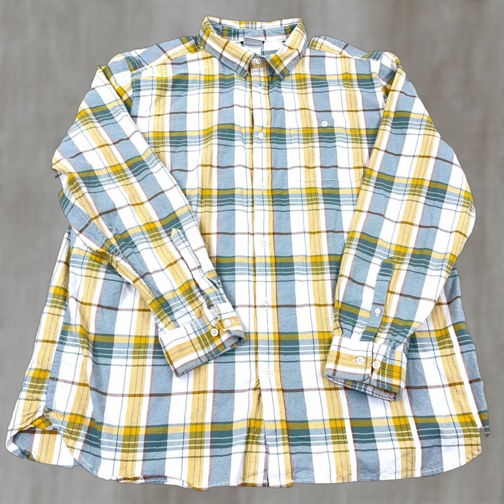 The North Face North Face Shirt Men 2XL Yellow Plaid Button Up Oxford Cloth Hiking Size US XXL / EU 58 / 5 - 1 Thumbnail