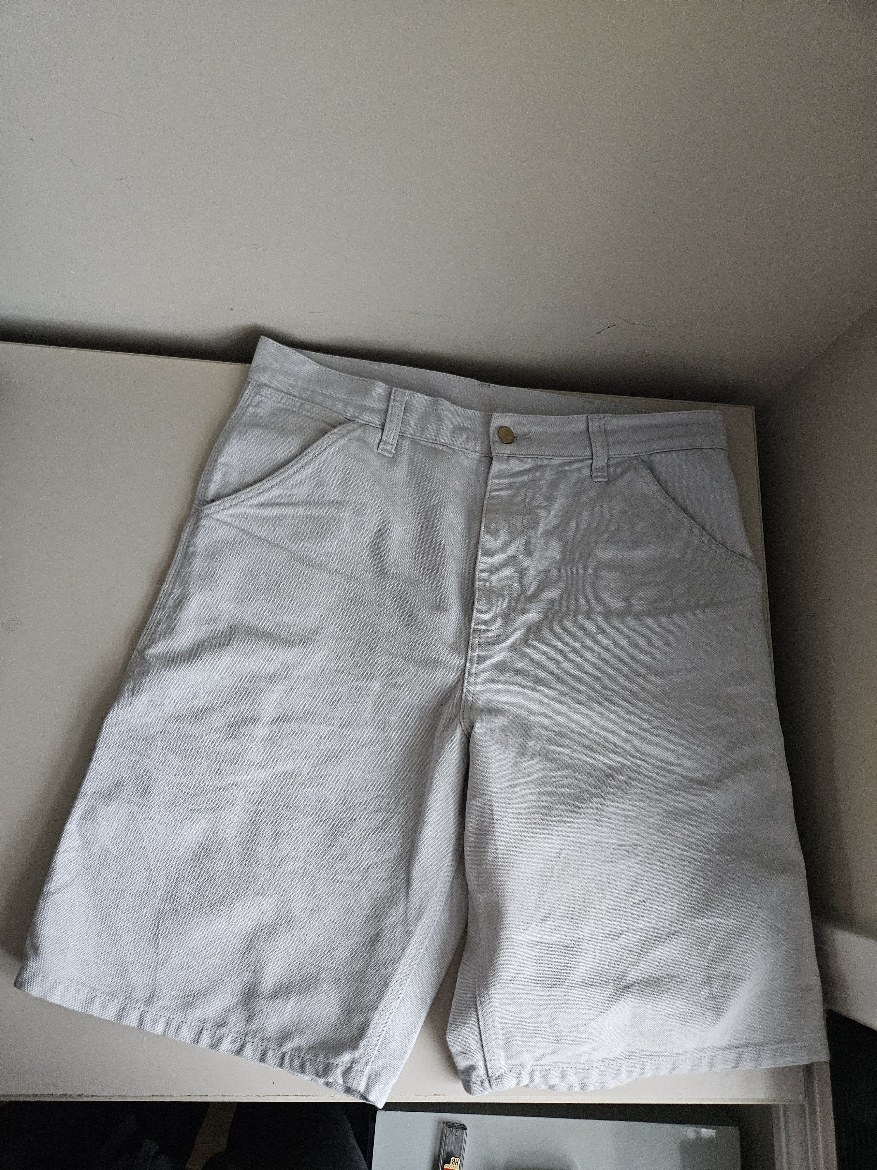 Carhartt Wip Single Knee Short Basalt Size US 32 / EU 48 - 1 Thumbnail