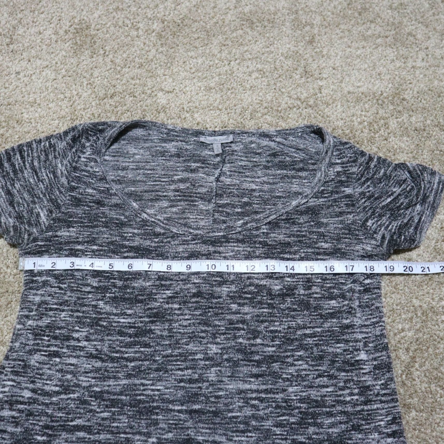 Vintage Charlotte Russe Pullover Blouse Shirt Gray S Womens Small Long Sleeve V-Neck Size S / US 4 / IT 40 - 4 Thumbnail