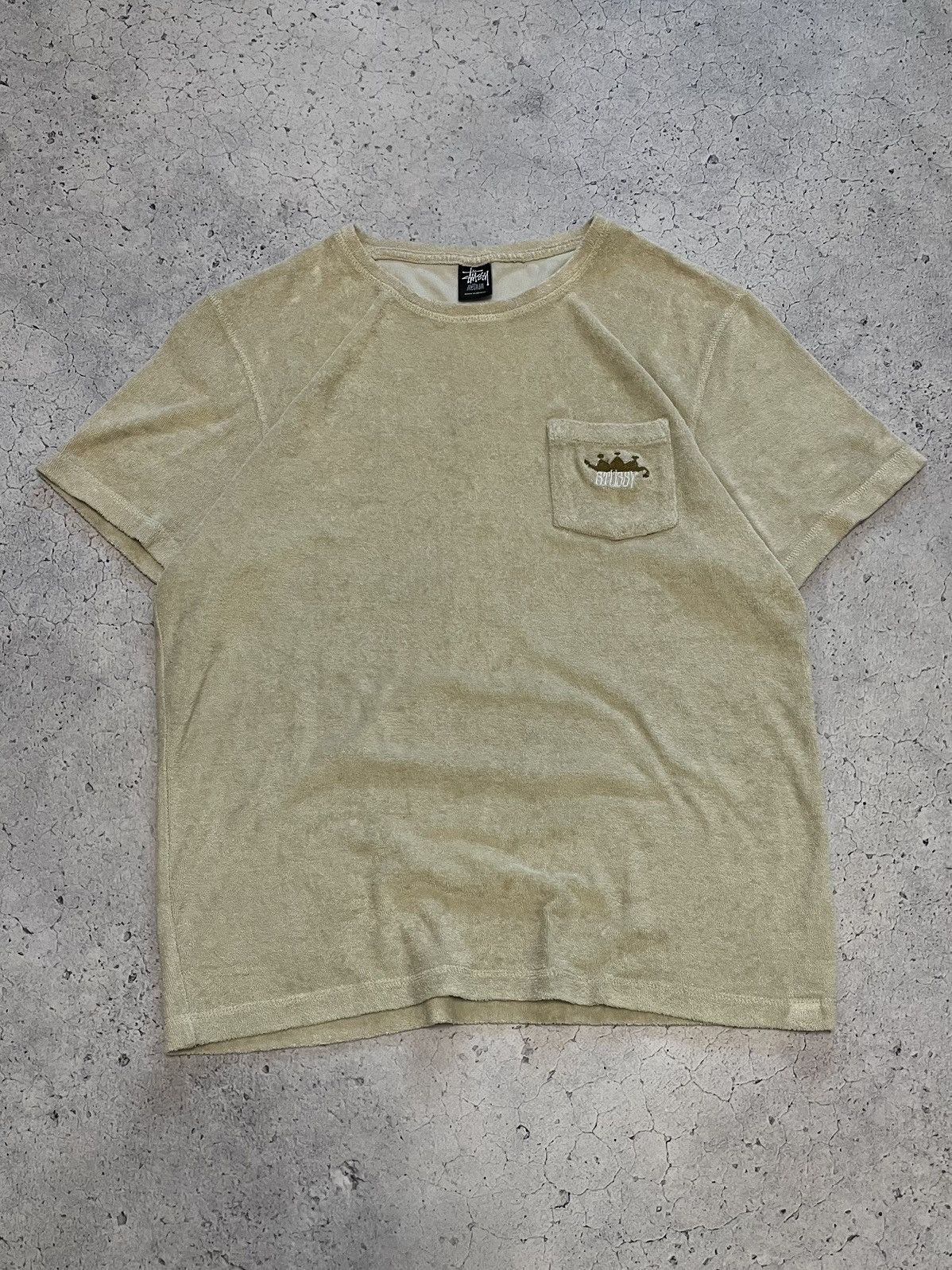 Stussy × Vintage Vintage Velour Stussy Tee Logo Vintage Size US M / EU 48-50 / 2 - 1 Thumbnail