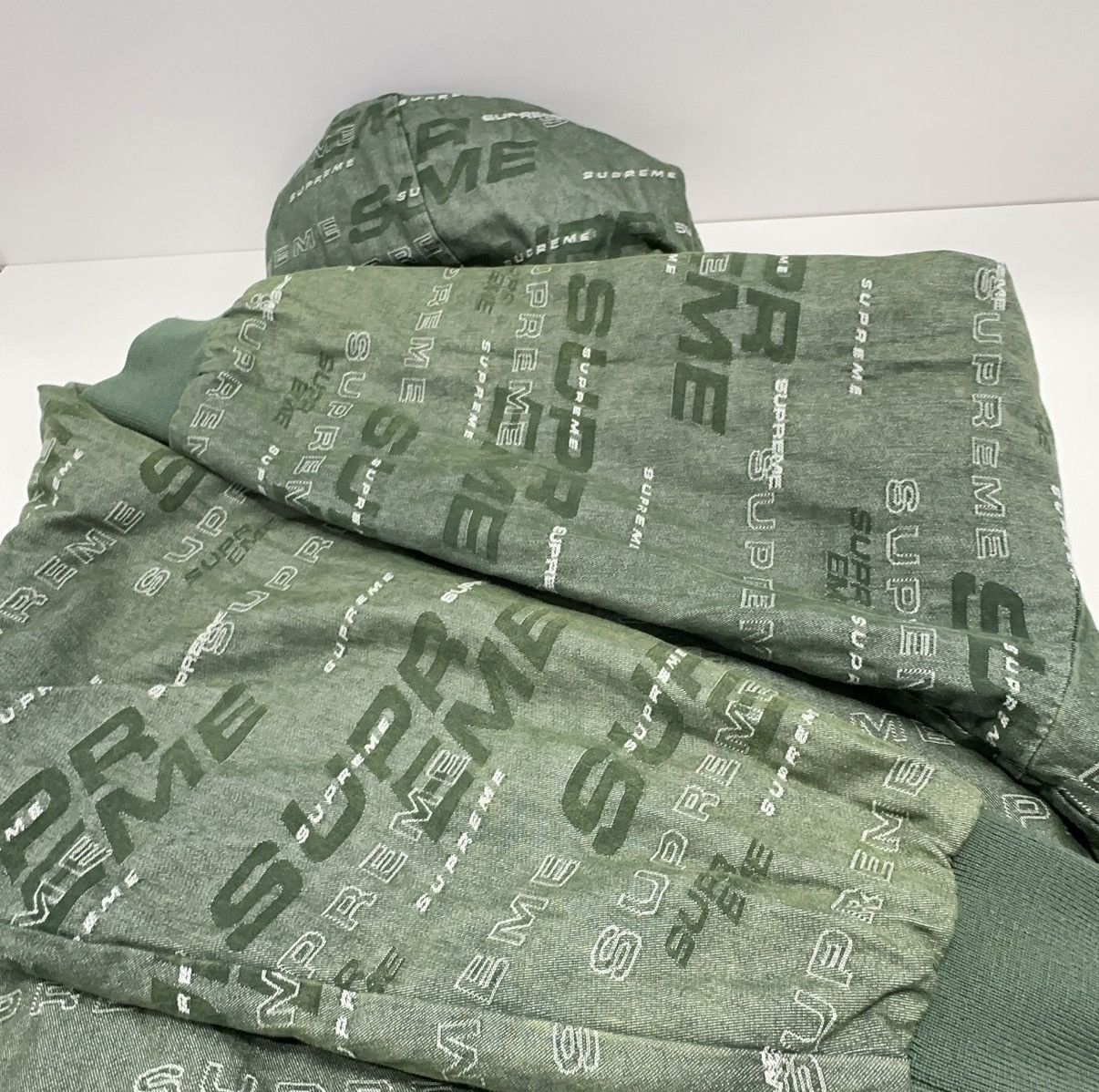 Supreme Supreme FW19 Reversible Dimensions Logo Denim Work Jacket Size US L / EU 52-54 / 3 - 9 Thumbnail