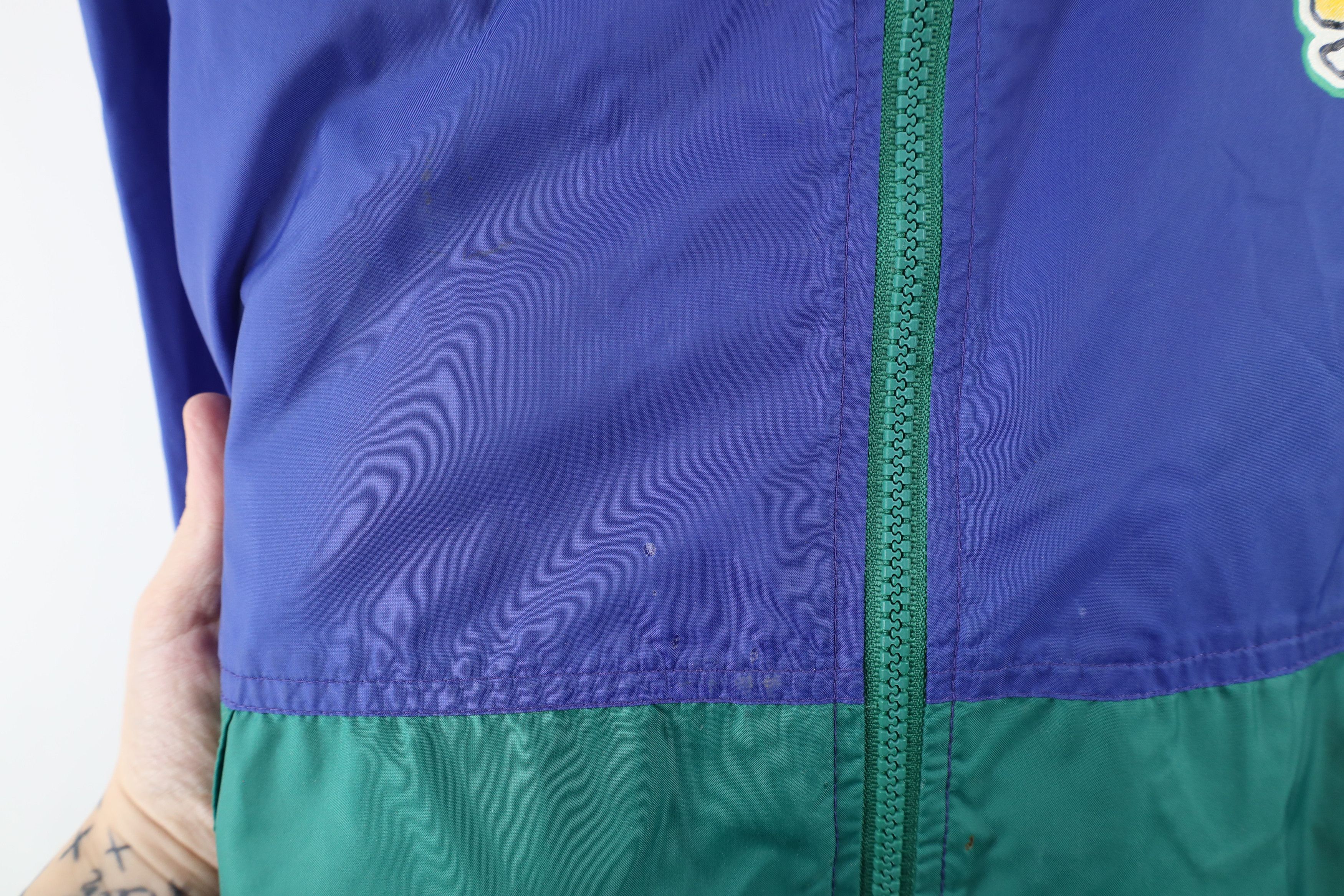 Vintage Vintage 90s Wendys Food Fresh Stuffed Pitas Hooded Jacket Size US XL / EU 56 / 4 - 5 Thumbnail