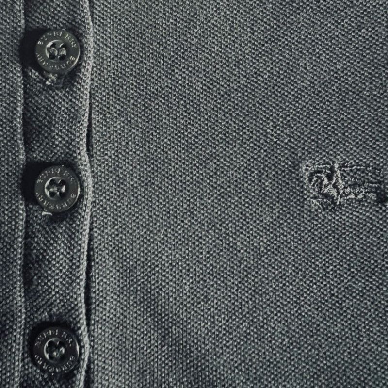 Burberry Burberry 3/4 Sleeve Black Polo Top | Size S Size S / US 4 / IT 40 - 4 Thumbnail