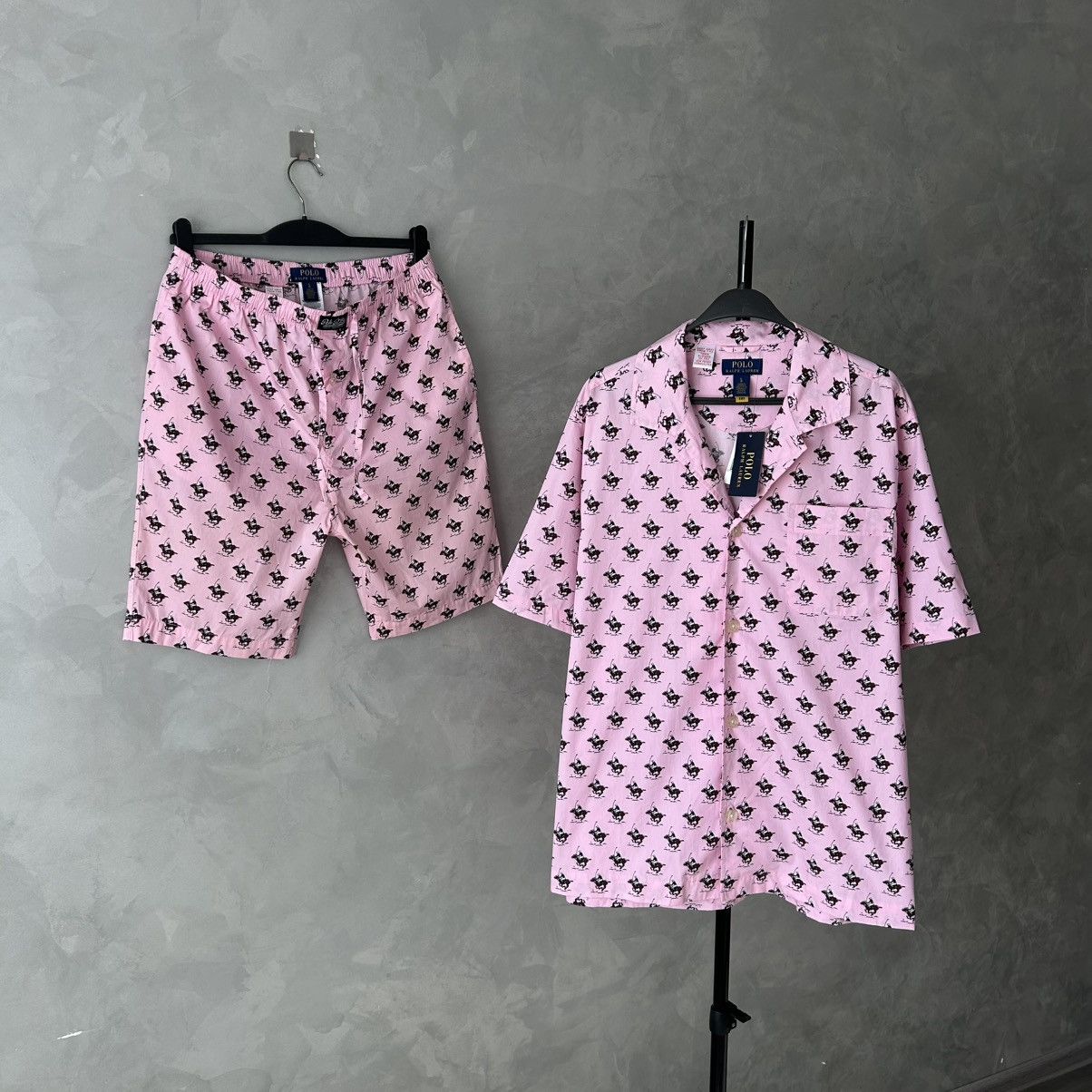 Polo Ralph Lauren NWT! Polo Ralph Lauren Monogramm Pyjama Sleepwear Set Size US L / EU 52-54 / 3 - 1 Thumbnail