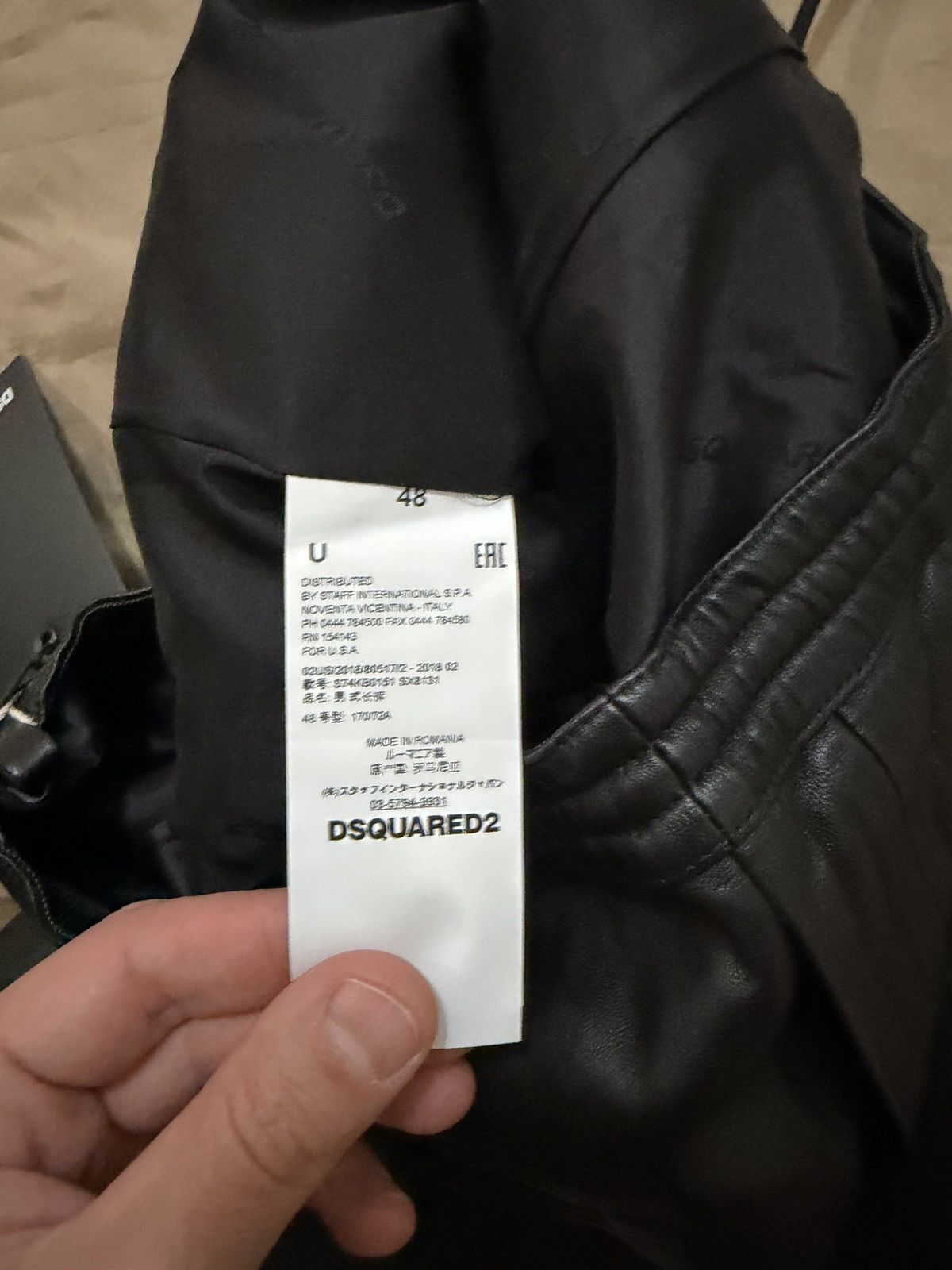 Dsquared2 Dsquared2 leather pants size 48 Size US 32 / EU 48 - 3 Thumbnail