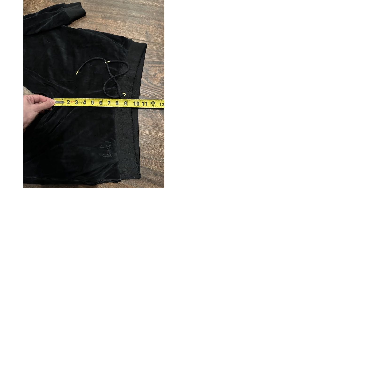 Juicy Couture VINTAGE Juicy Couture Tracksuit Jacket Pants Set Large L Black Women Pockets Velour 2000s Y2K Size L / US 10 / IT 46 - 11 Thumbnail