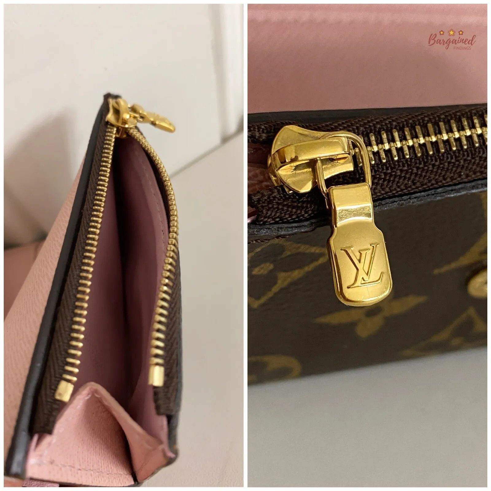 Louis Vuitton Louis Vuitton Ballerine Monogram Canvas Leather Zoe Wallet Size ONE SIZE - 5 Thumbnail
