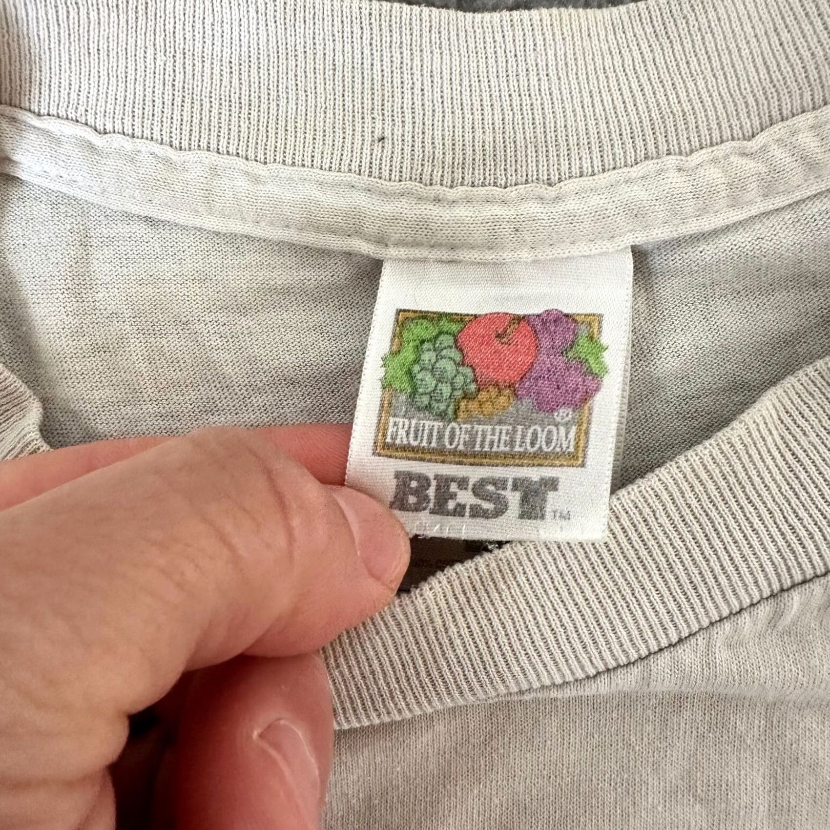 Fruit Of The Loom VINTAGE Fruit of the Loom Shirt Mens XL White Single Stitch School Classic Size US XL / EU 56 / 4 - 6 Thumbnail