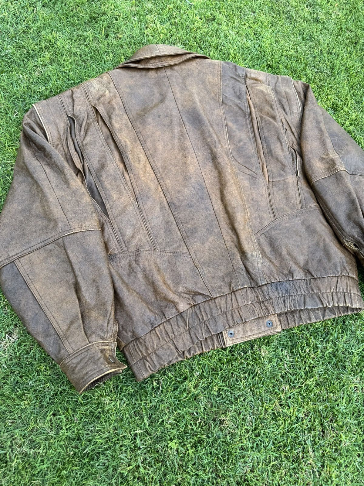 Vintage Vintage jacket echtes leder capia Size US L / EU 52-54 / 3 - 15 Thumbnail