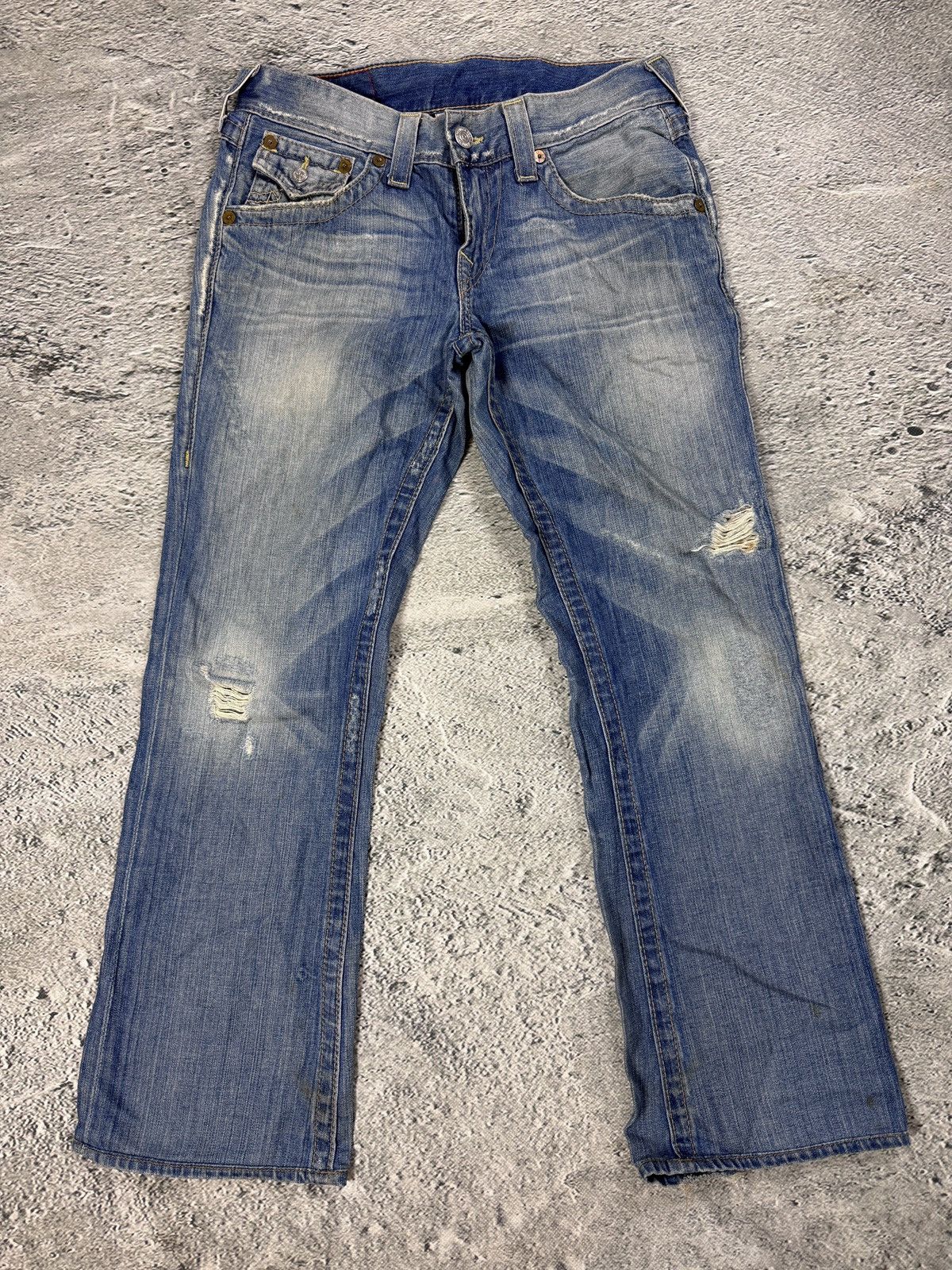 True Religion True Religion jeans vintage Ricky denim pants baby blue Size US 30 / EU 46 - 5 Thumbnail