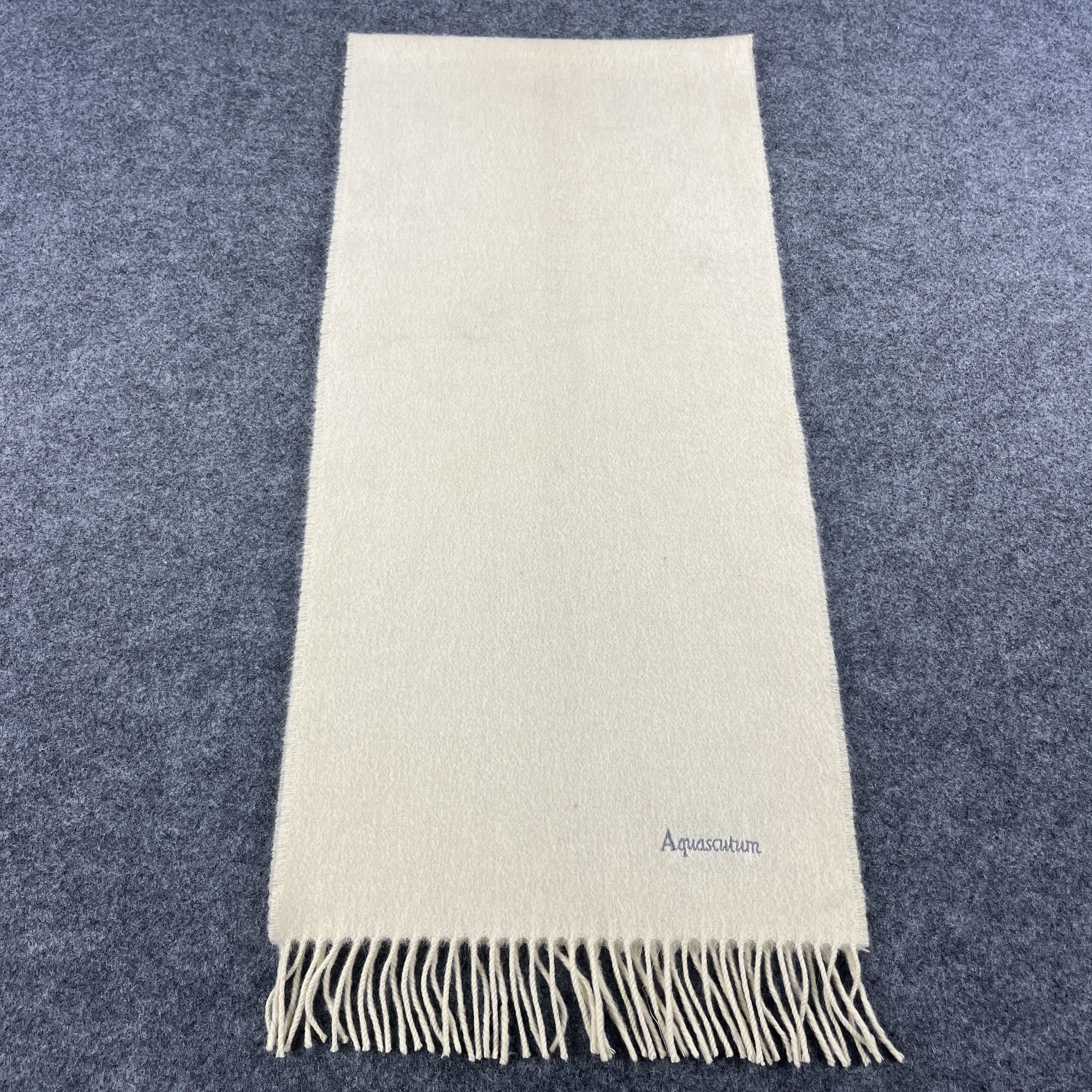 Aquascutum × Vintage Aquascutum Scarf / Muffler / Neckwear T1254 Size ONE SIZE - 2 Thumbnail