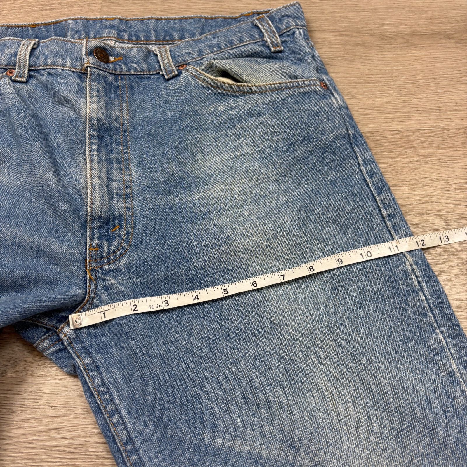 Levi's × Vintage Vintage 80s Levi's 505 Orange Tab Straight Leg Jeans 36x30 Size US 36 / EU 52 - 8 Thumbnail
