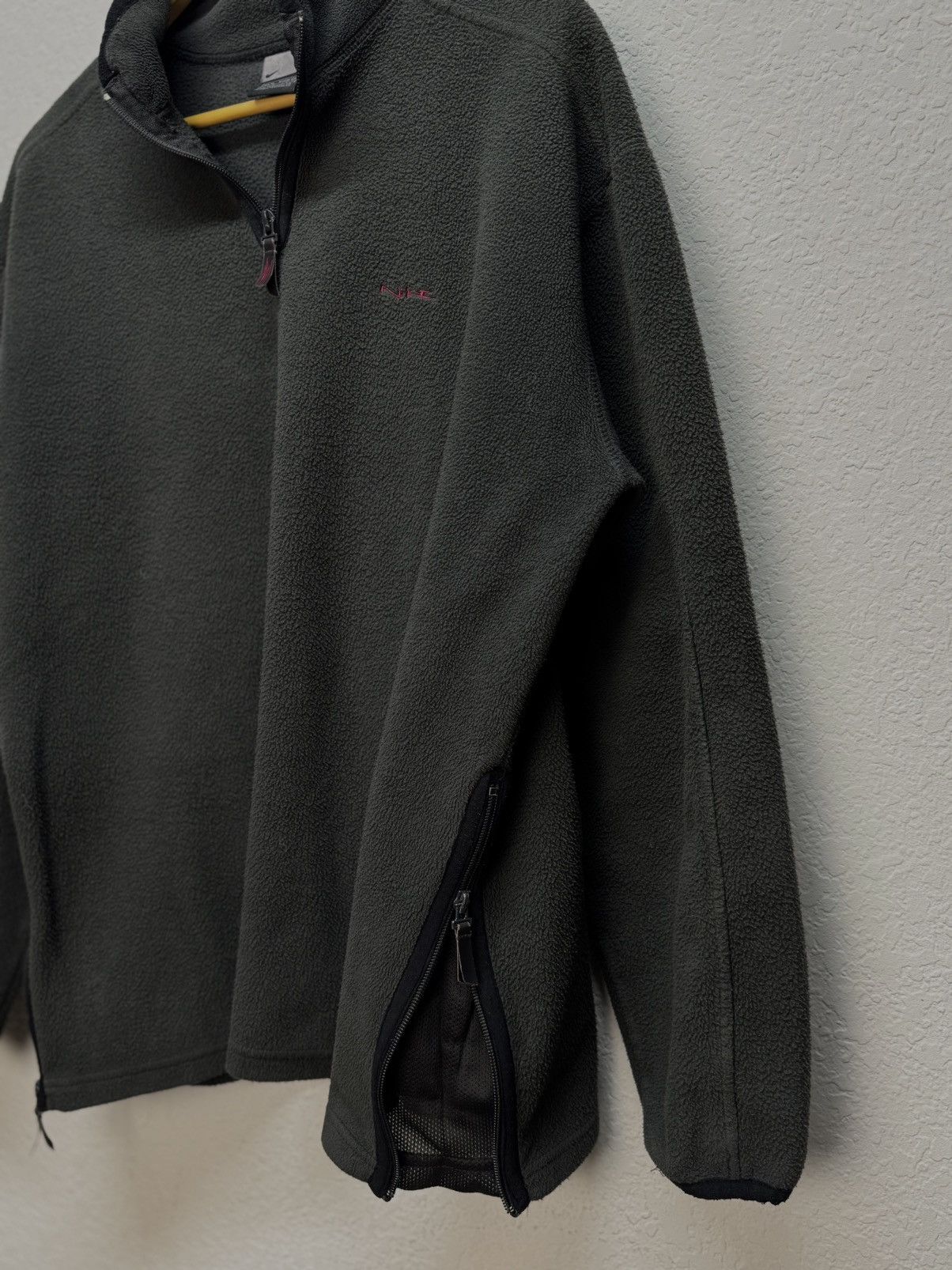 Nike Vintage 90s Nike 1/4 Zip Fleece Pullover Sweater Size US L / EU 52-54 / 3 - 10 Thumbnail