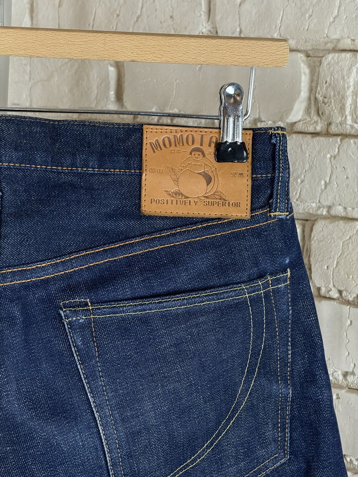 Momotaro Jeans Momotaro Japan Old Blue Indigo Zimbabwe Cotton 0605-C Pant Size US 32 / EU 48 - 9 Thumbnail