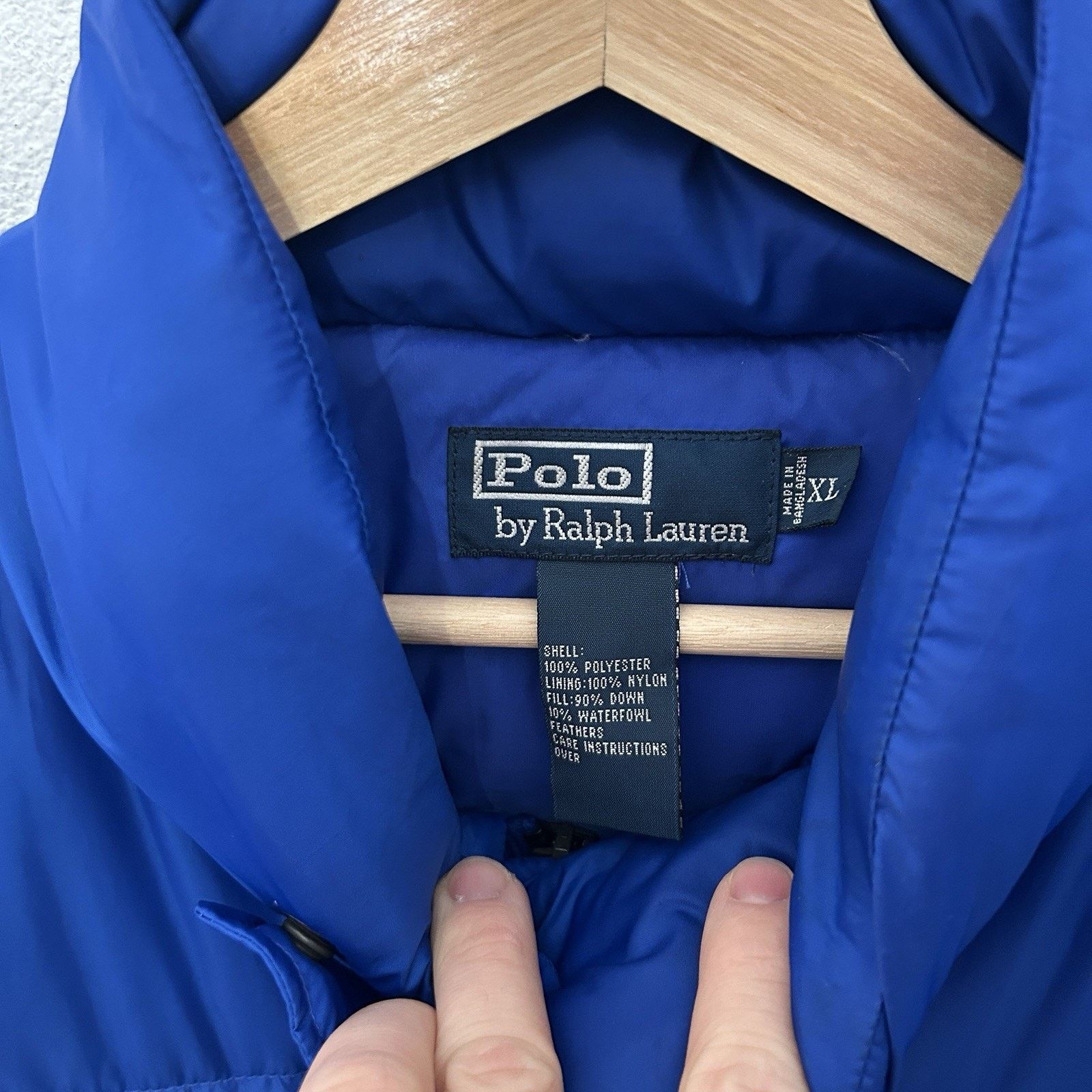 Ralph Lauren Vintage Polo Ralph Lauren Goose Down Puffer Jacket “Blue” Size US XL / EU 56 / 4 - 6 Thumbnail