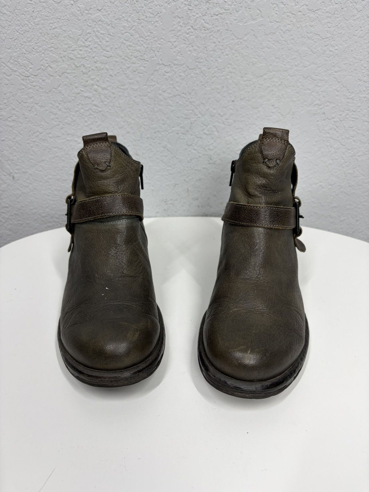 Hedi Slimane Vintage Italian Rangers AS98 Guidi Style Leather Biker Boots Size US 8 / EU 41 - 12 Thumbnail