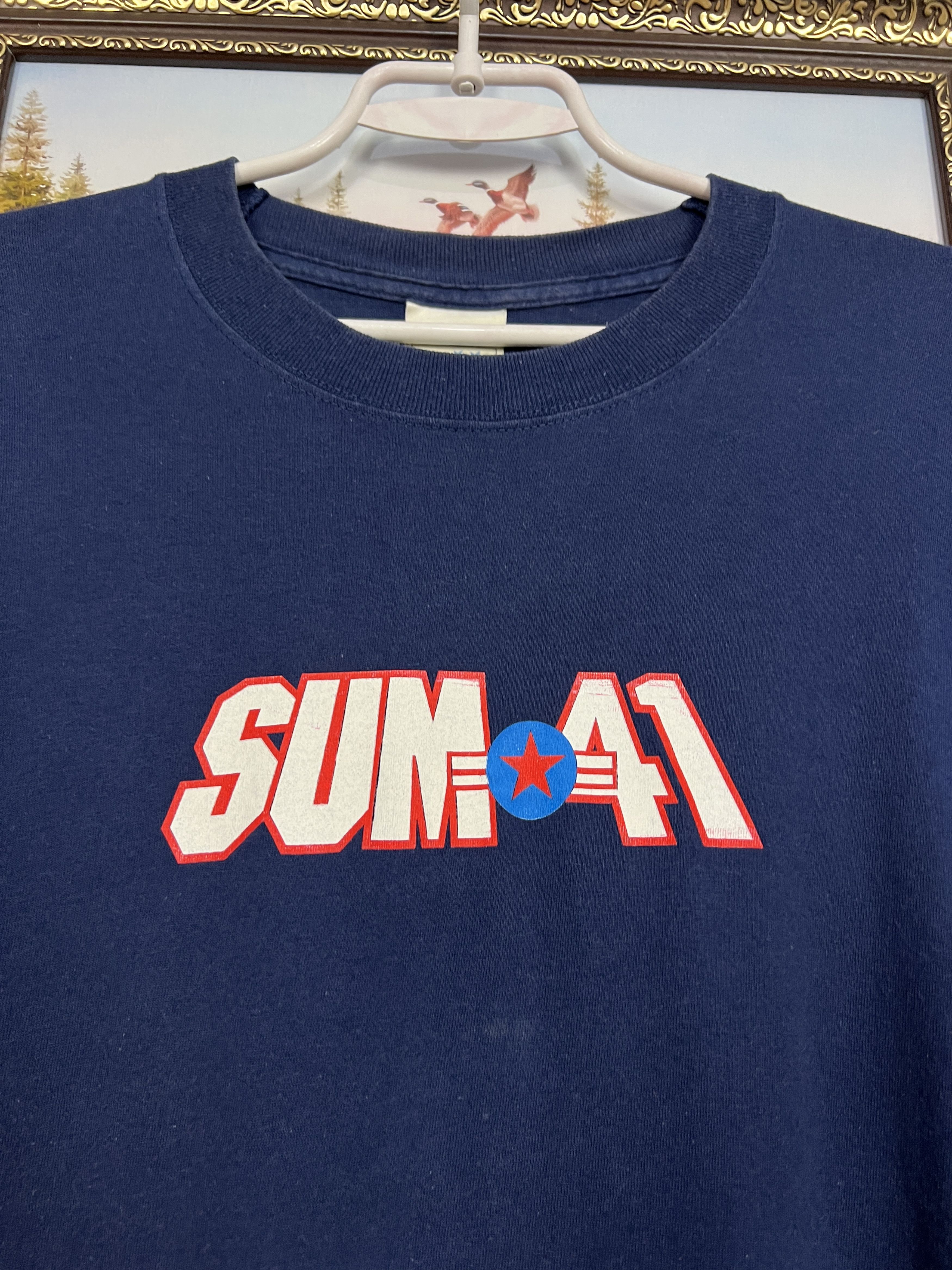 Vintage Sum 41 Tee Shirt Spell Out Logo Blue All Killer No Filler Size US XL / EU 56 / 4 - 5 Thumbnail