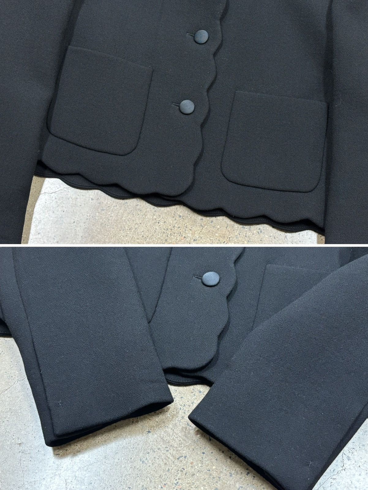 Miu Miu Miu Miu Single Breasted Scallop-Edge Wool Jacket Size M / US 6-8 / IT 42-44 - 6 Thumbnail