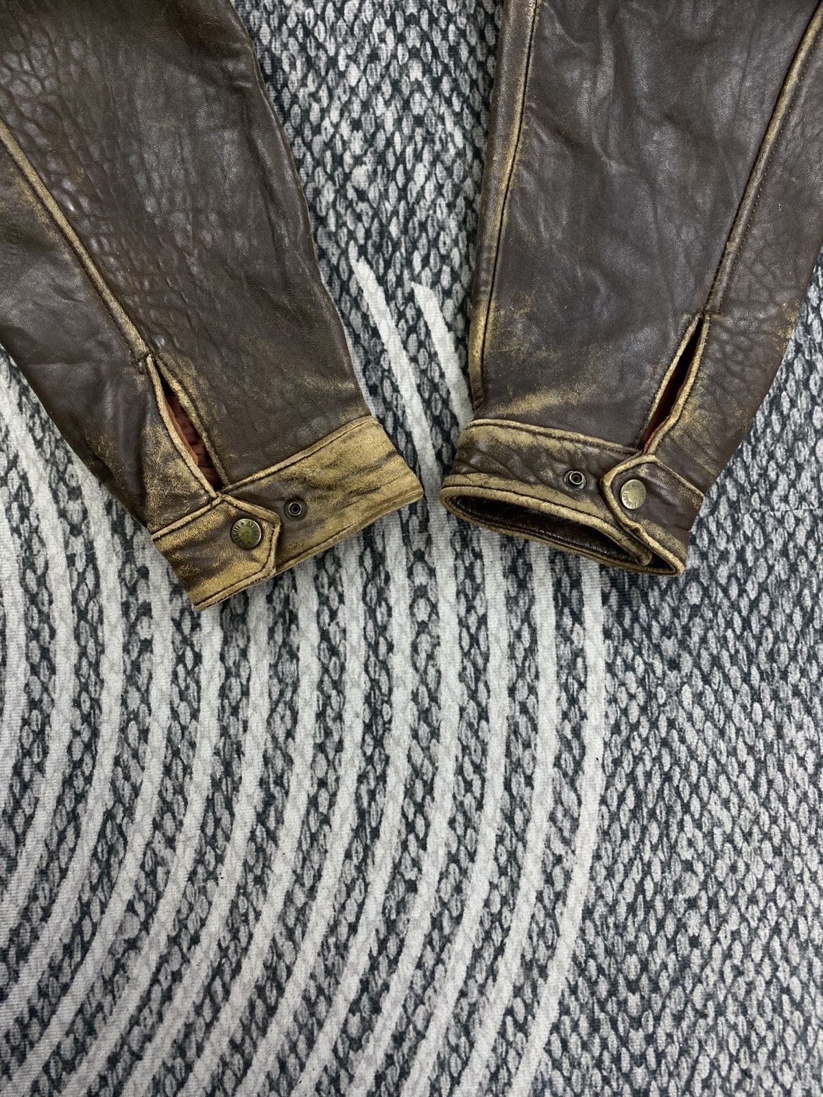 Genuine Leather Vintage 80s Brunati A2 Style Leather Jacket Size US L / EU 52-54 / 3 - 9 Thumbnail